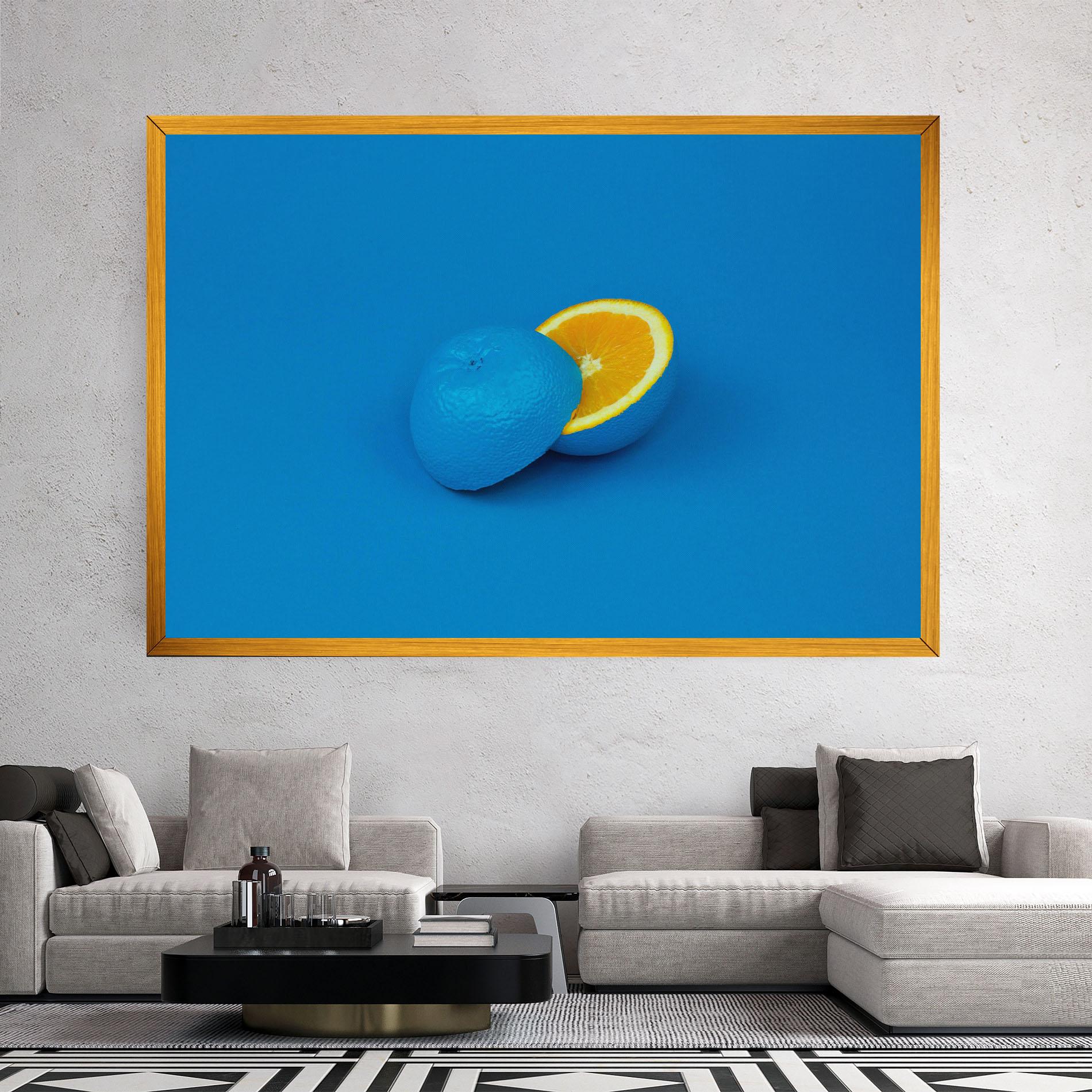 Leinwandbild Blue Orange mockup 2