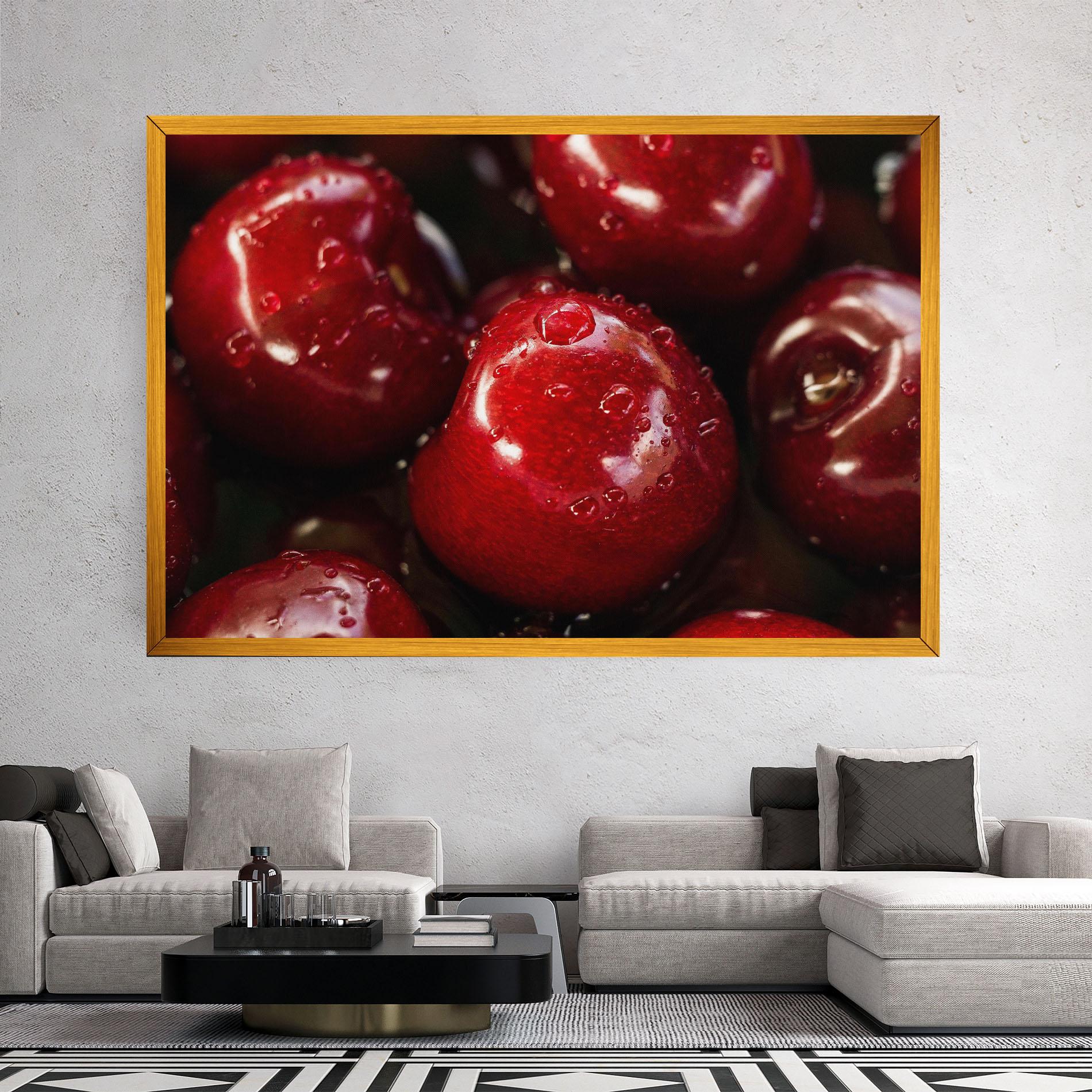 Leinwandbild Cherries mockup 2