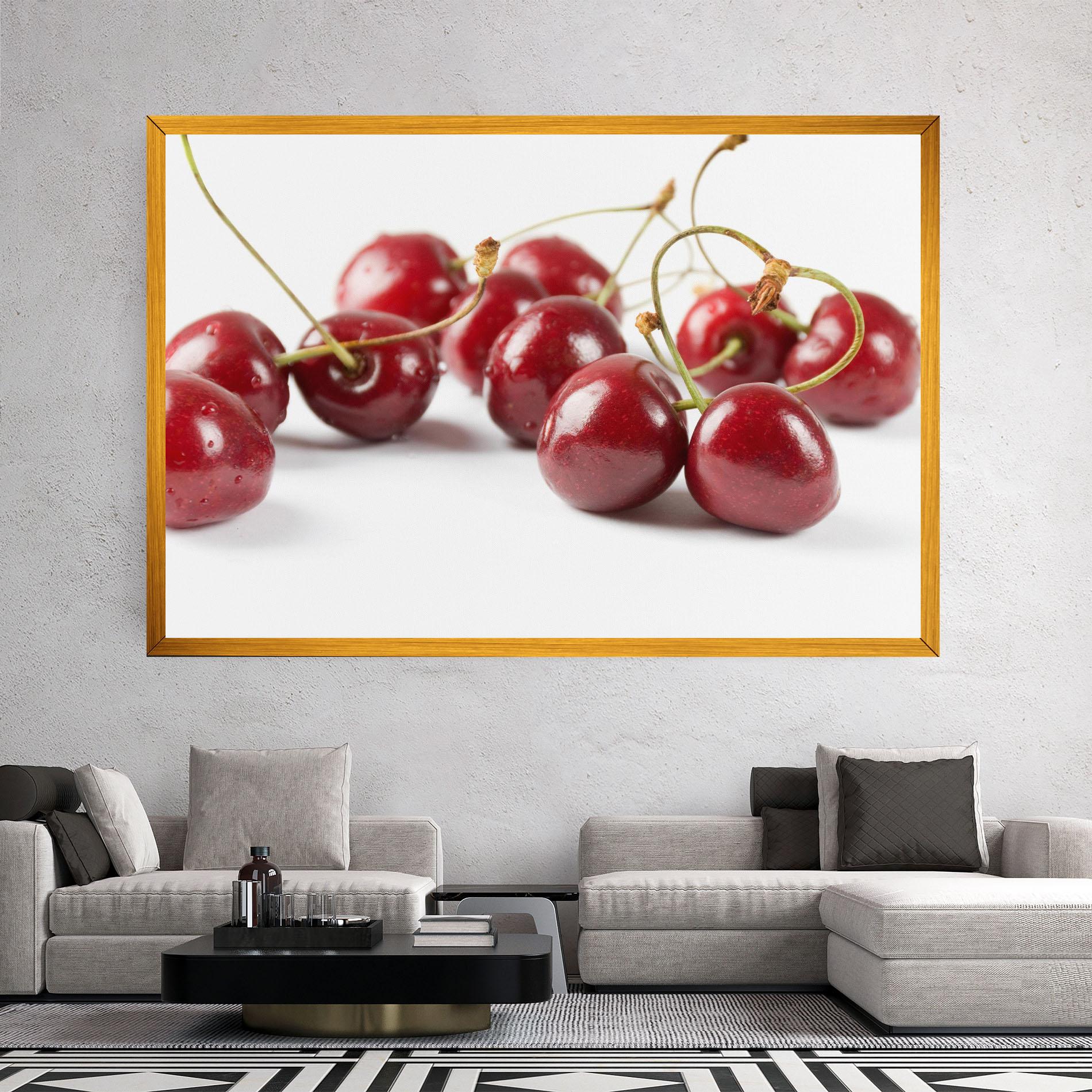 Leinwandbild Cherry Berries mockup 2