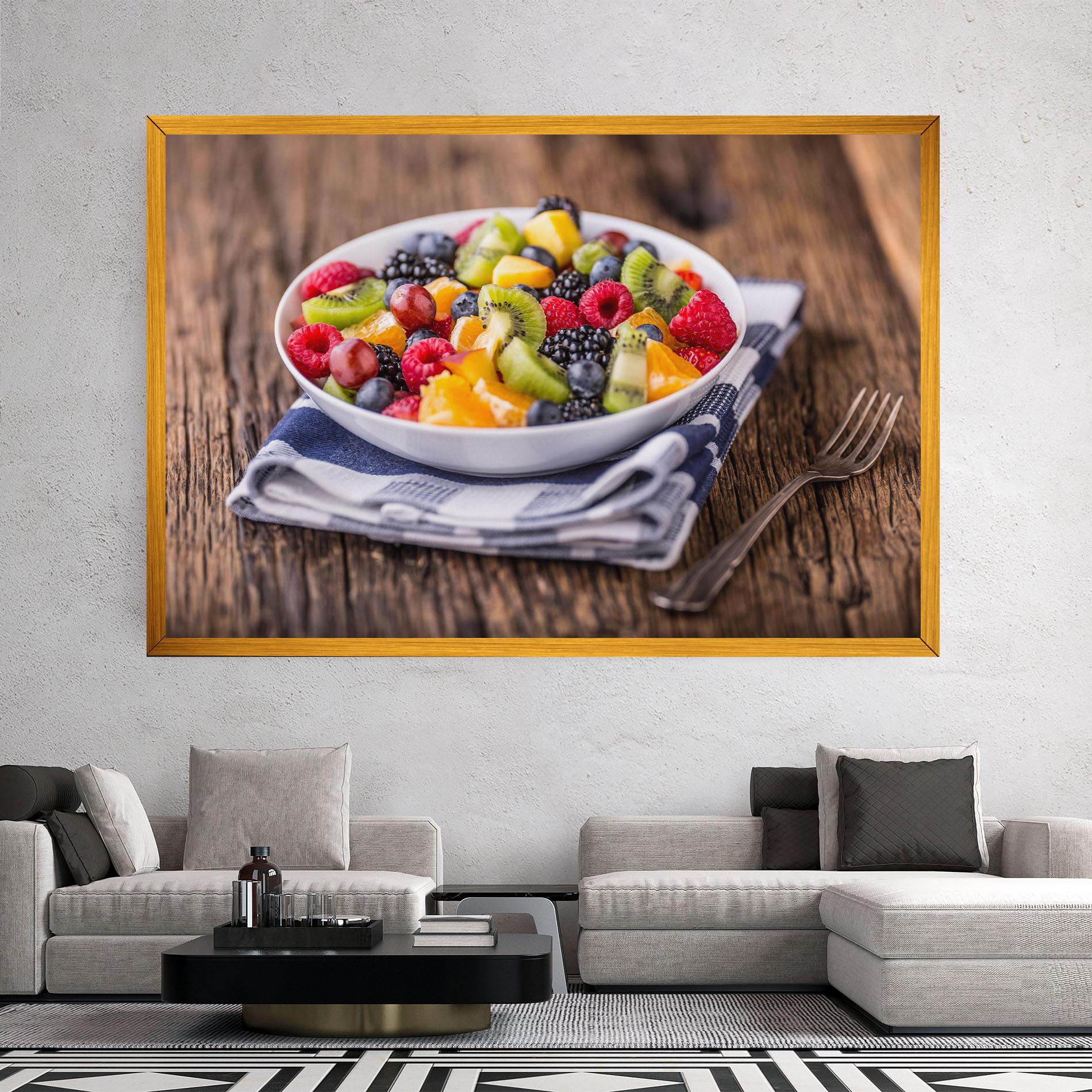 Leinwandbild Fruit Salad mockup 2