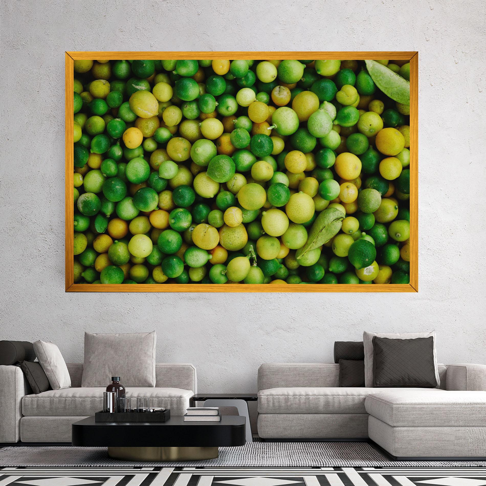 Leinwandbild Green Lime mockup 2