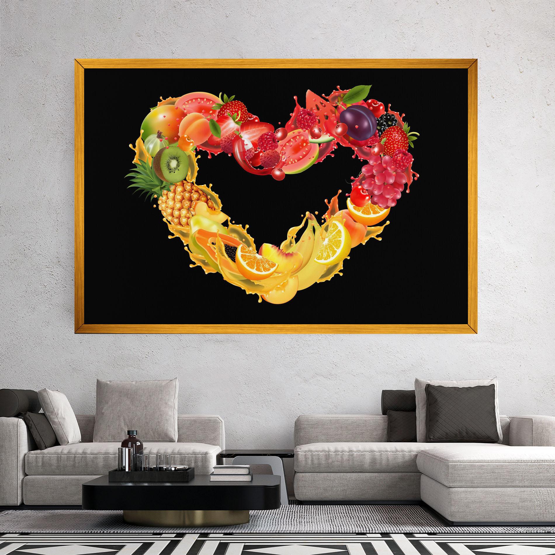 Leinwandbild Juice Frame mockup 2