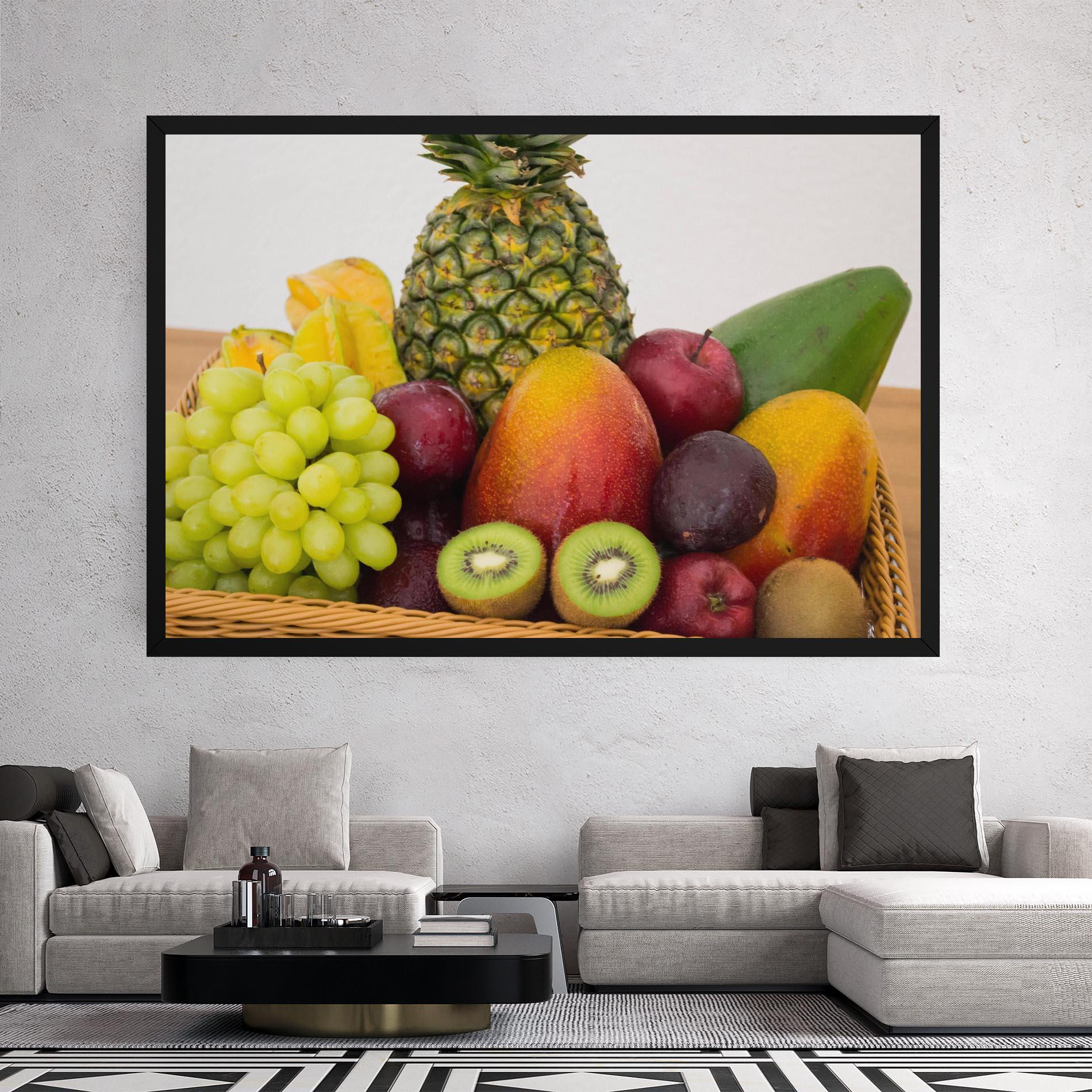 Leinwandbild Fruit Basket mockup 2