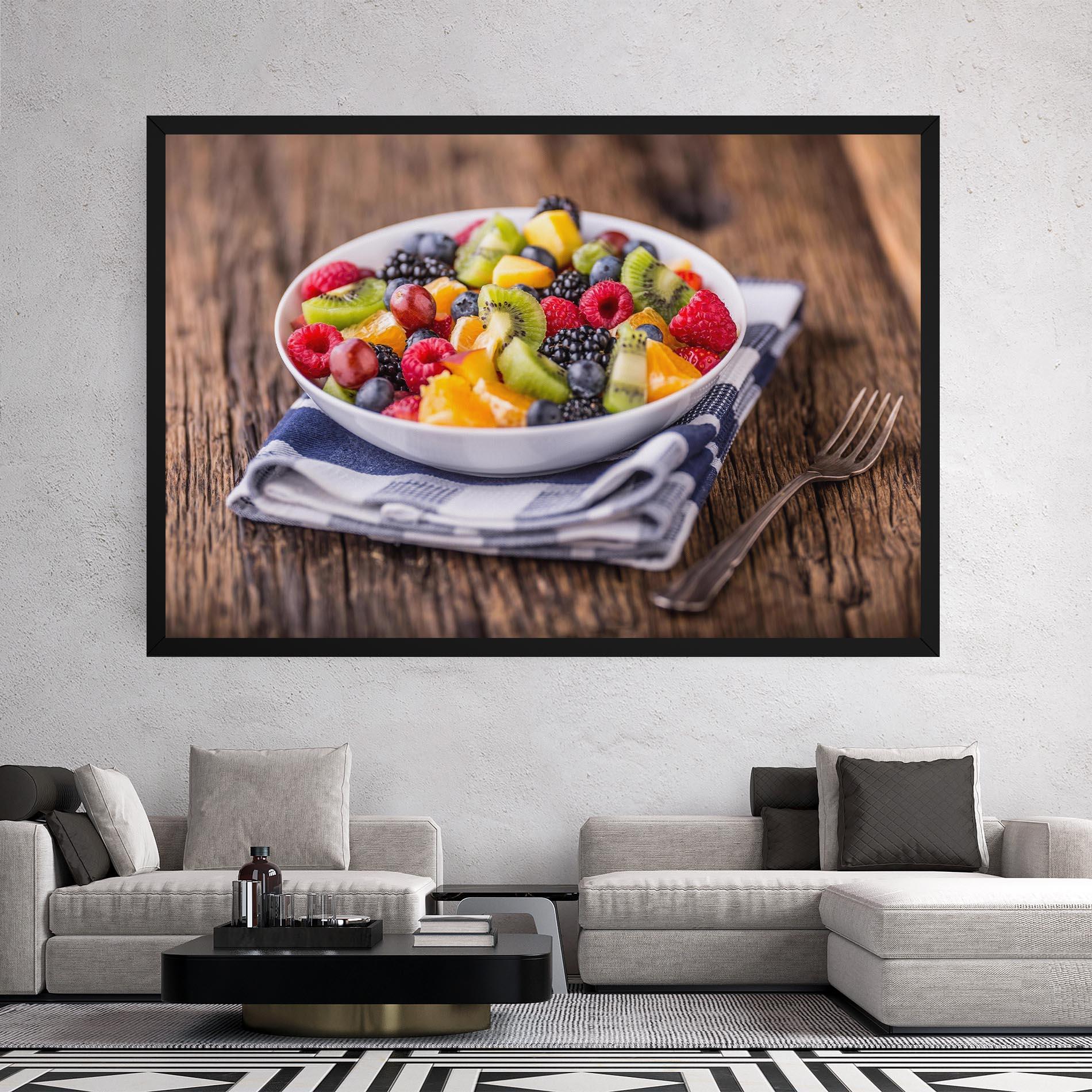 Leinwandbild Fruit Salad mockup 2