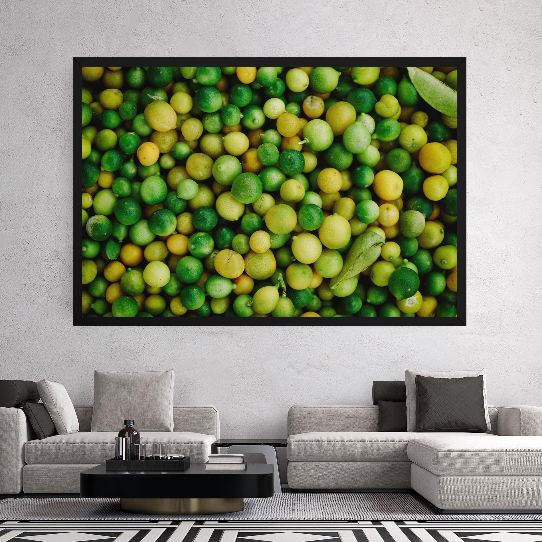 Leinwandbild Green Lime mockup 2