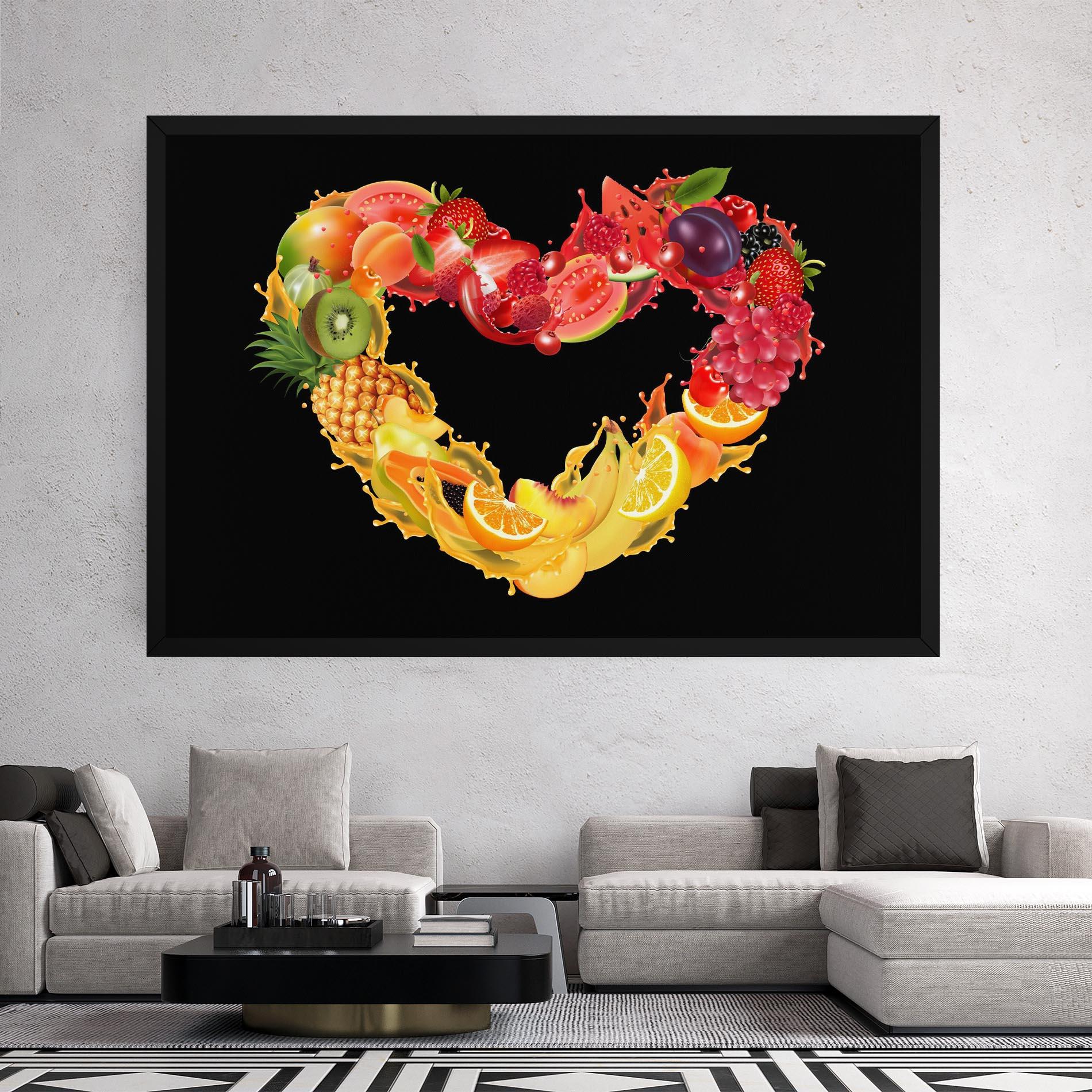 Leinwandbild Juice Frame mockup 2