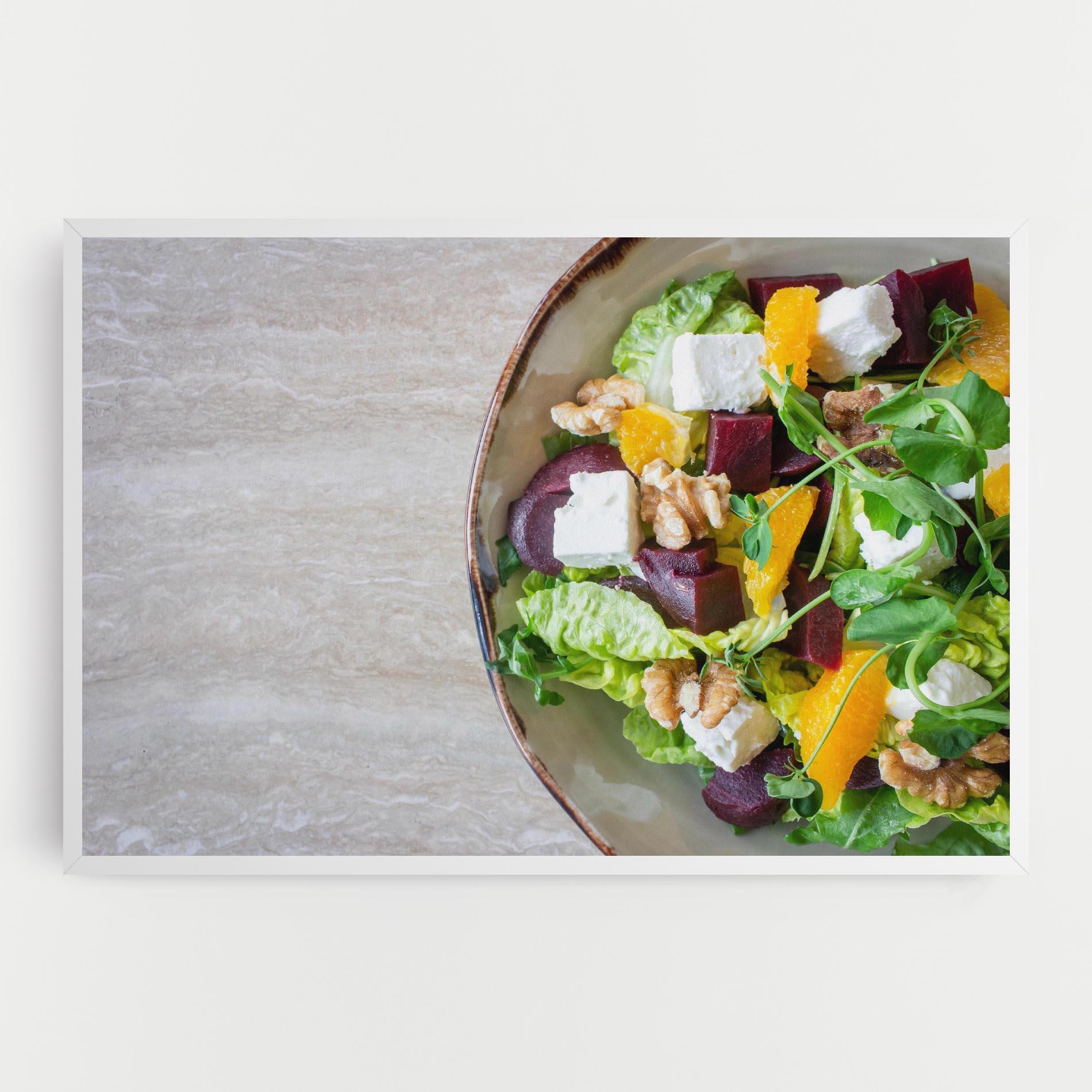 Leinwandbild Delicious Salad mockup 0