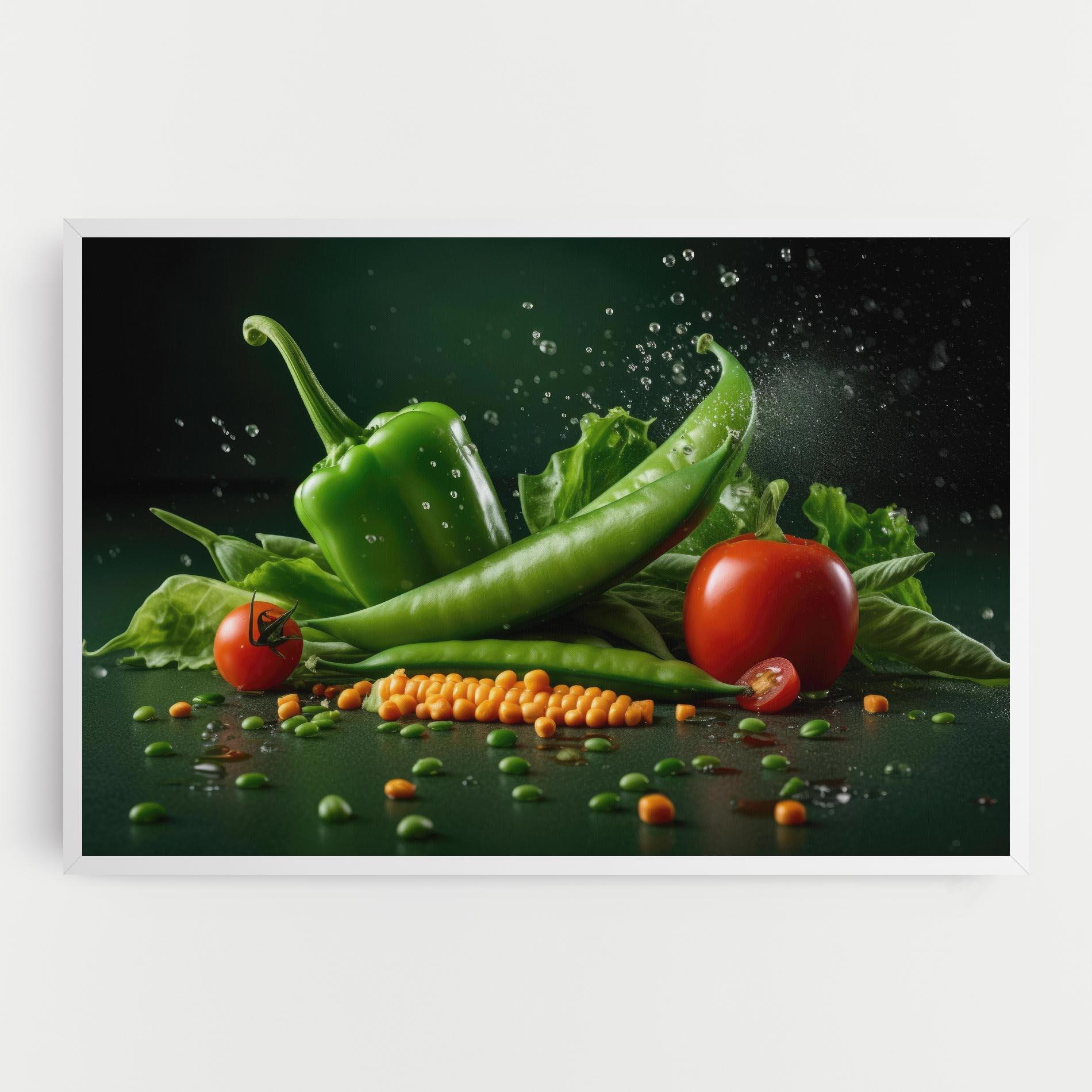 Leinwandbild Fresh Vegetables mockup 0