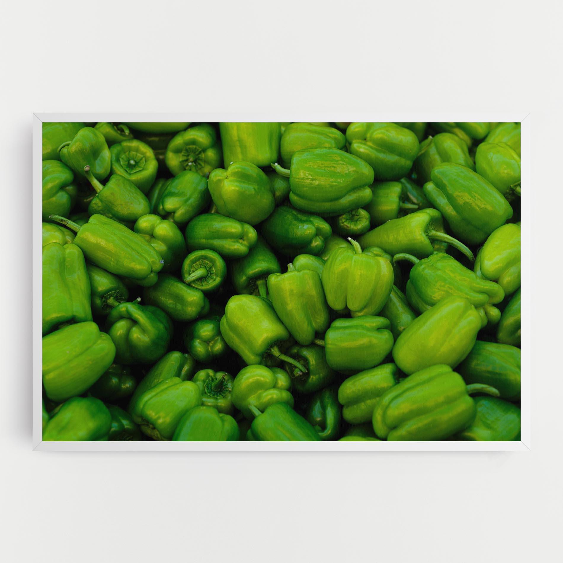 Leinwandbild Green Bellpepper mockup 0