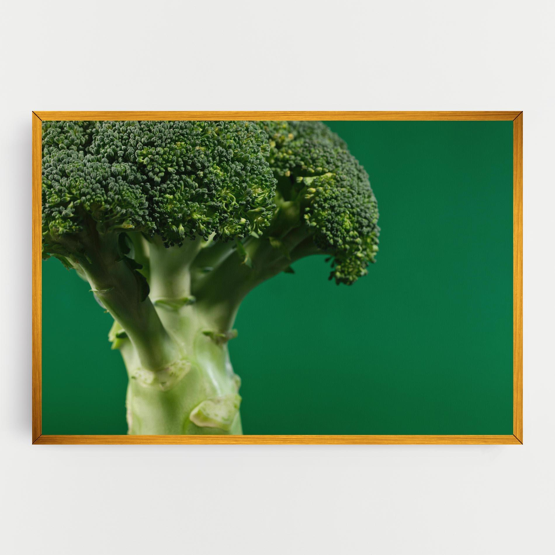 Leinwandbild Broccoli mockup 0
