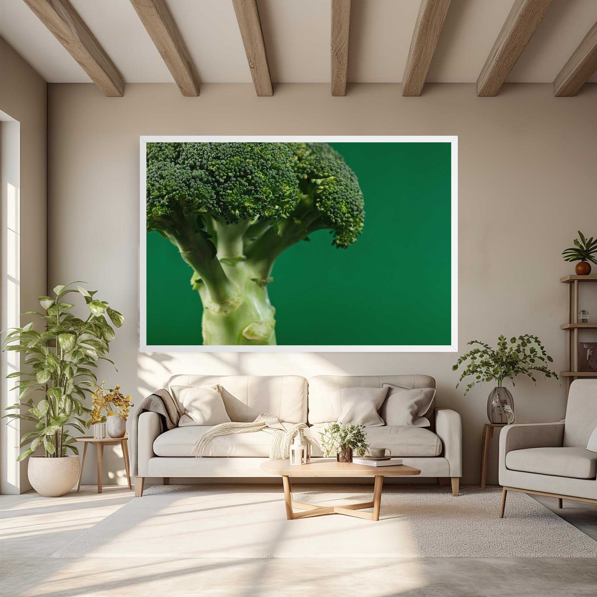 Leinwandbild Broccoli mockup 6