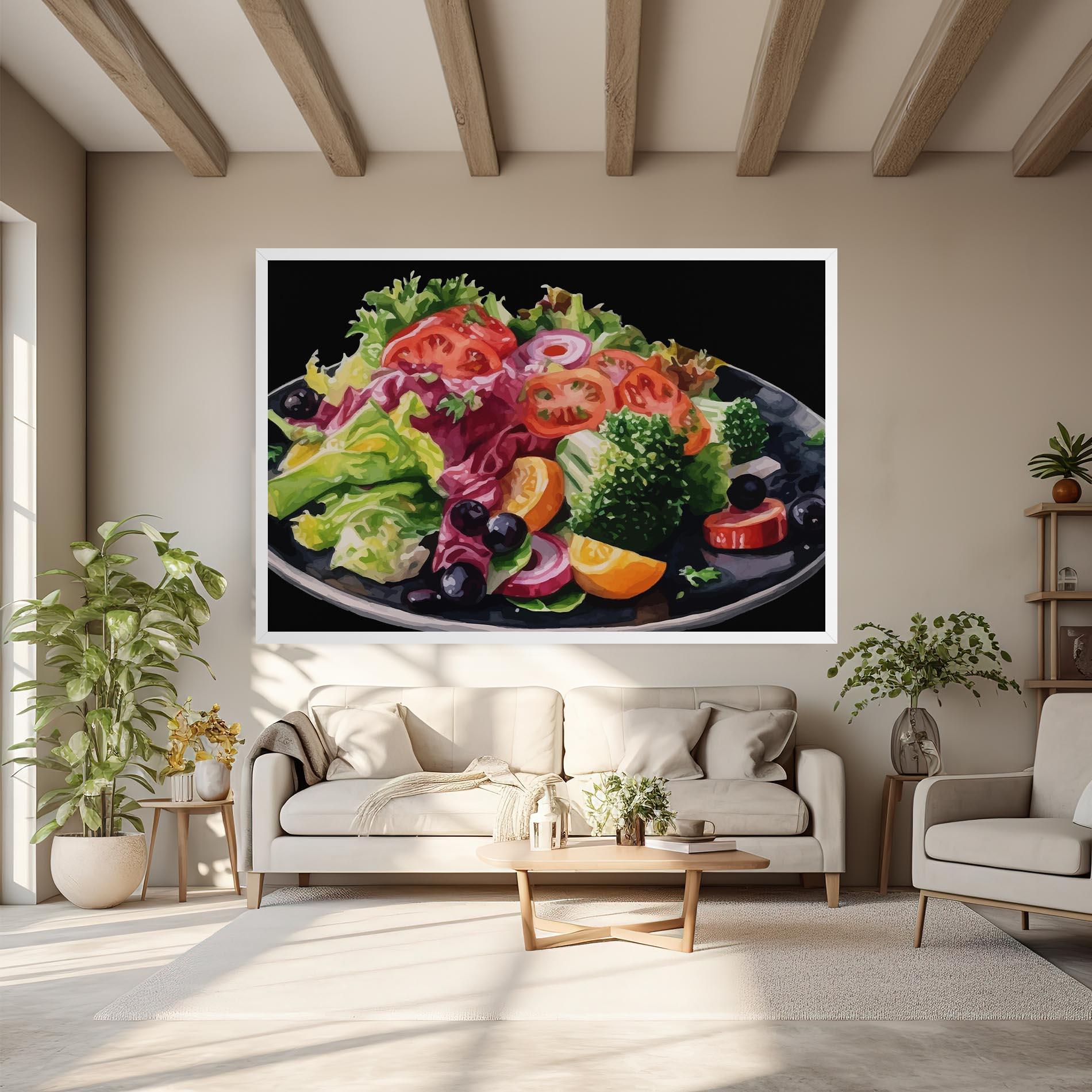 Leinwandbild Healthy Tomato Food mockup 6