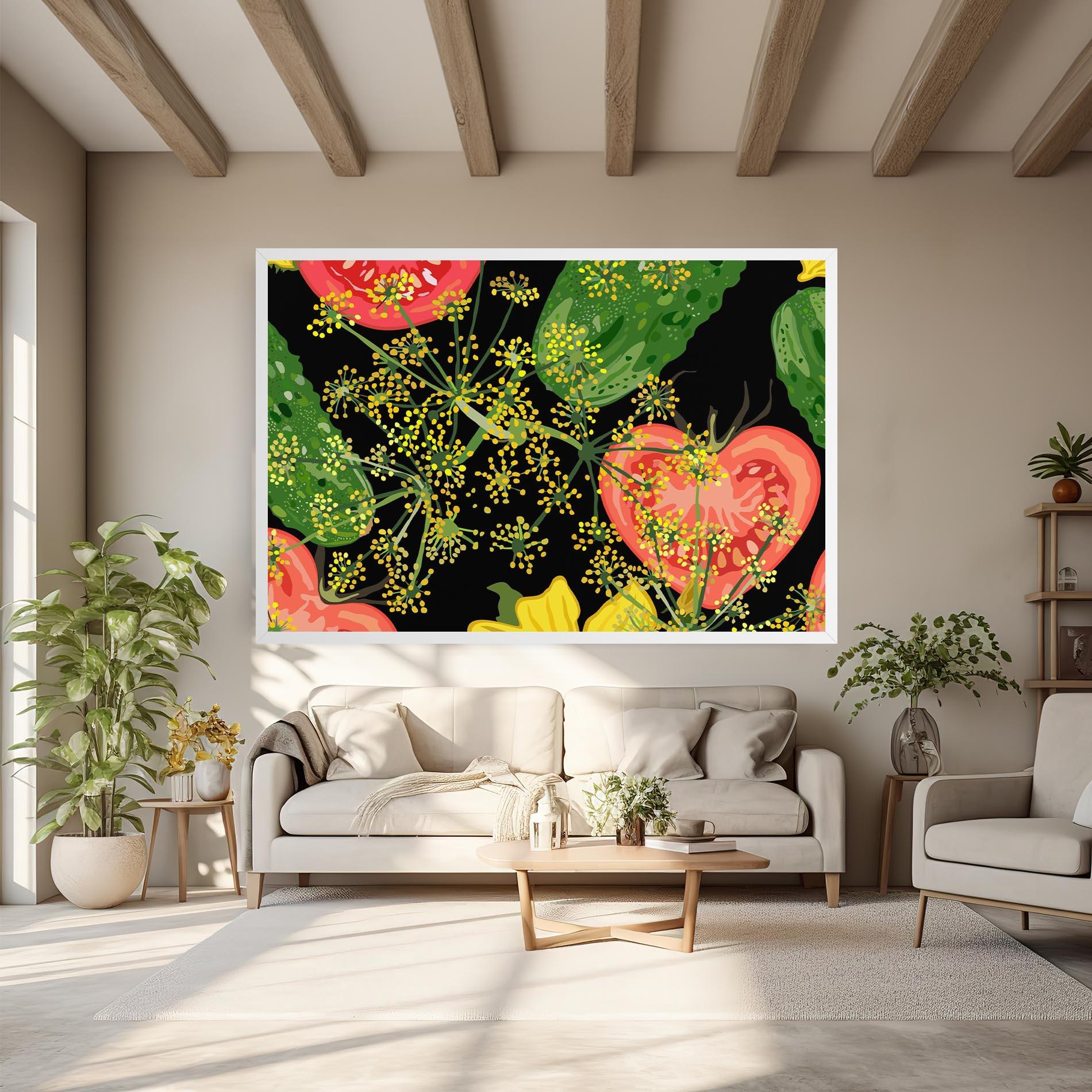 Leinwandbild Heart Tomato mockup 6