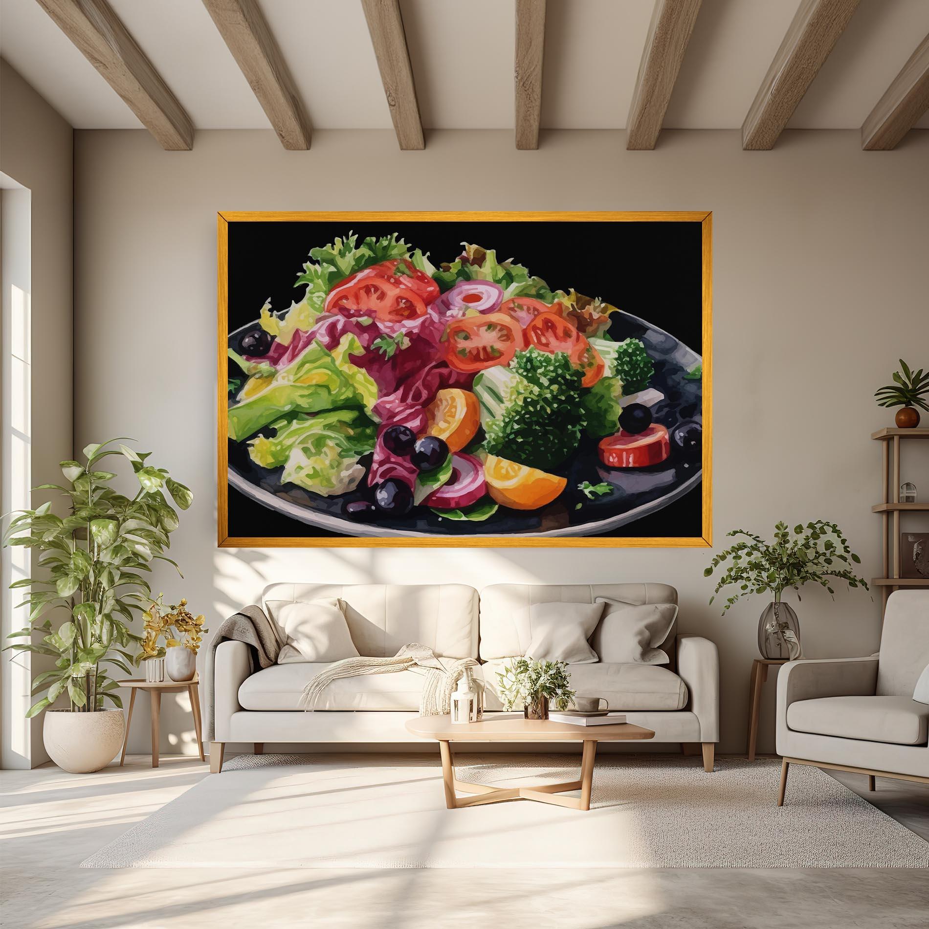 Leinwandbild Healthy Tomato Food mockup 6