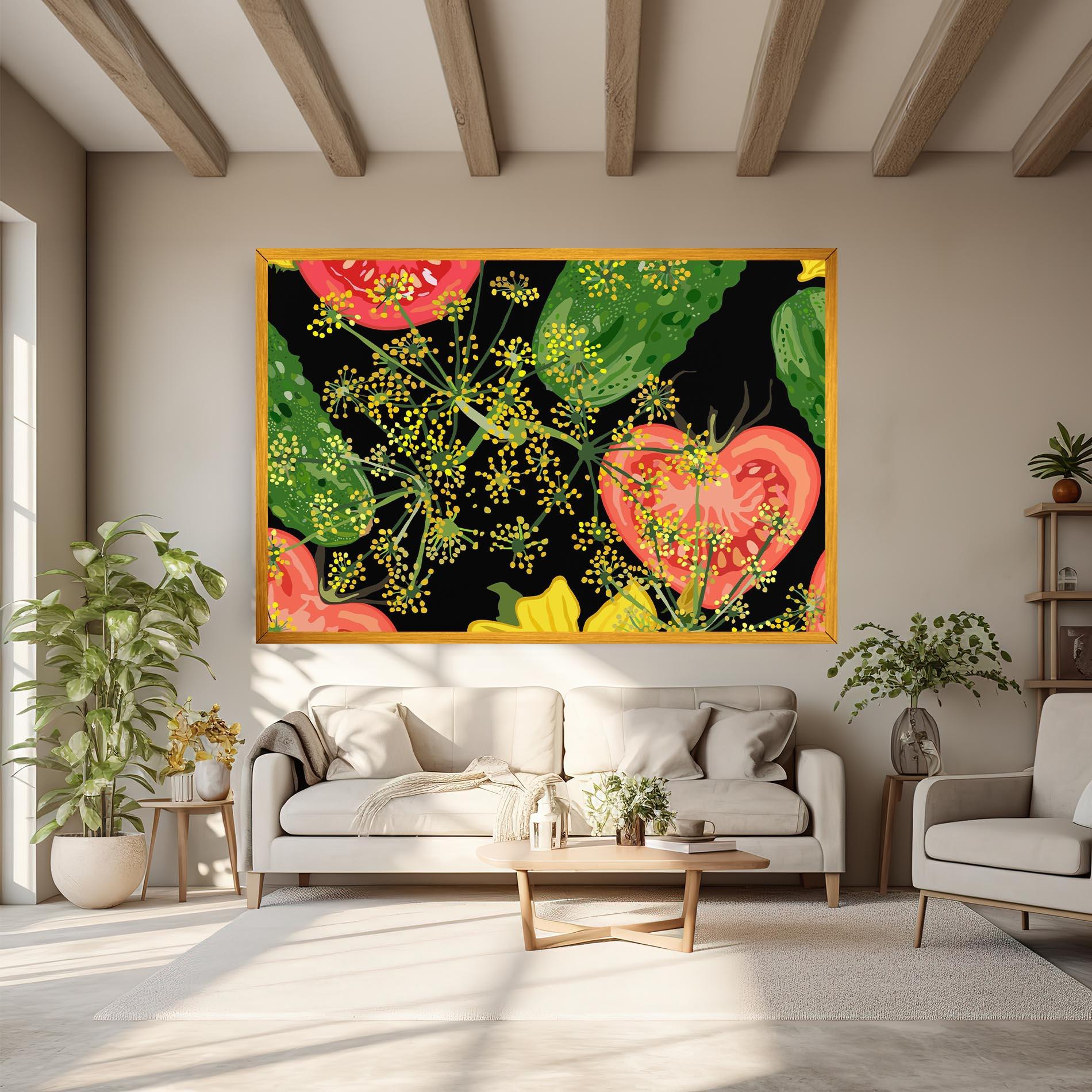 Leinwandbild Heart Tomato mockup 6