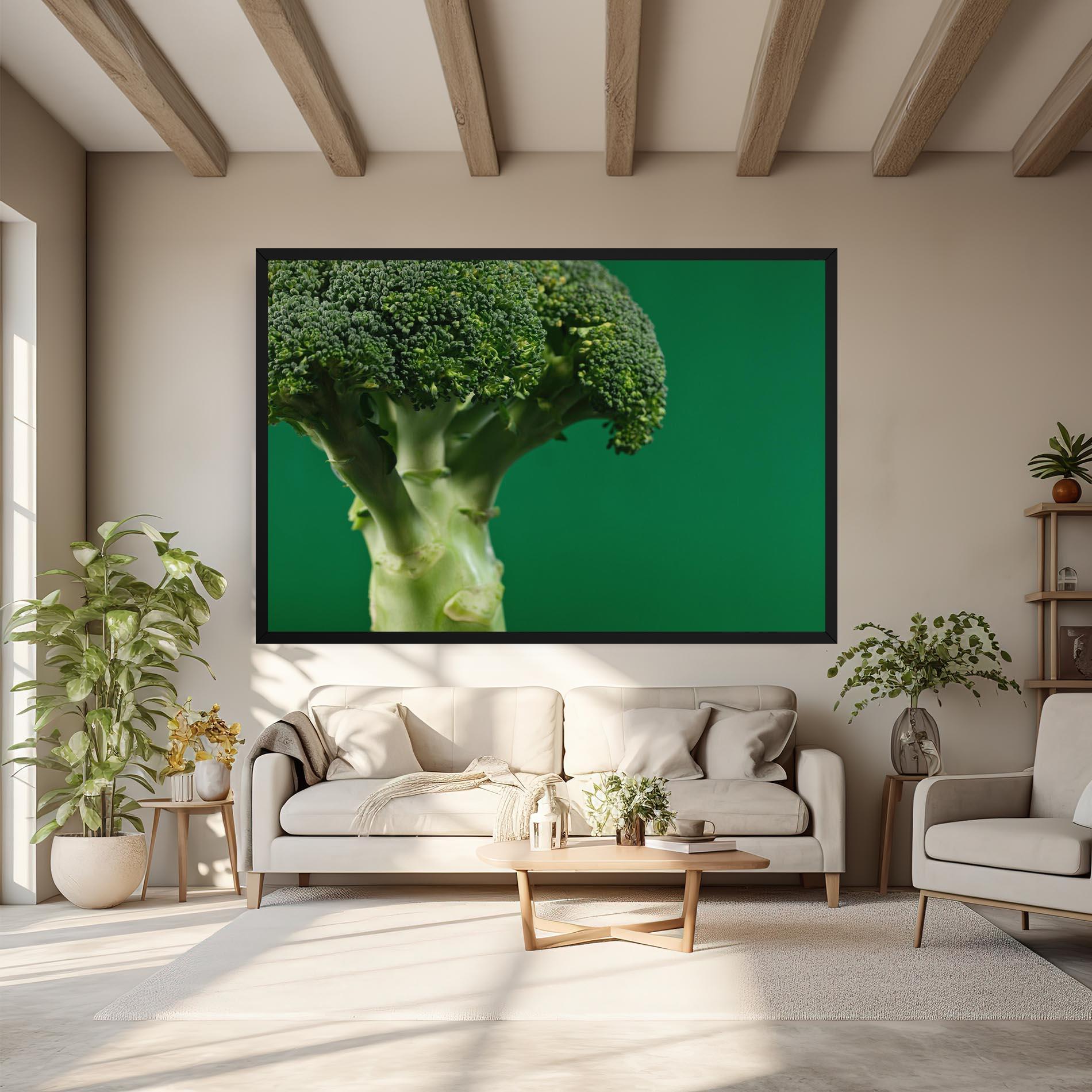Leinwandbild Broccoli mockup 6