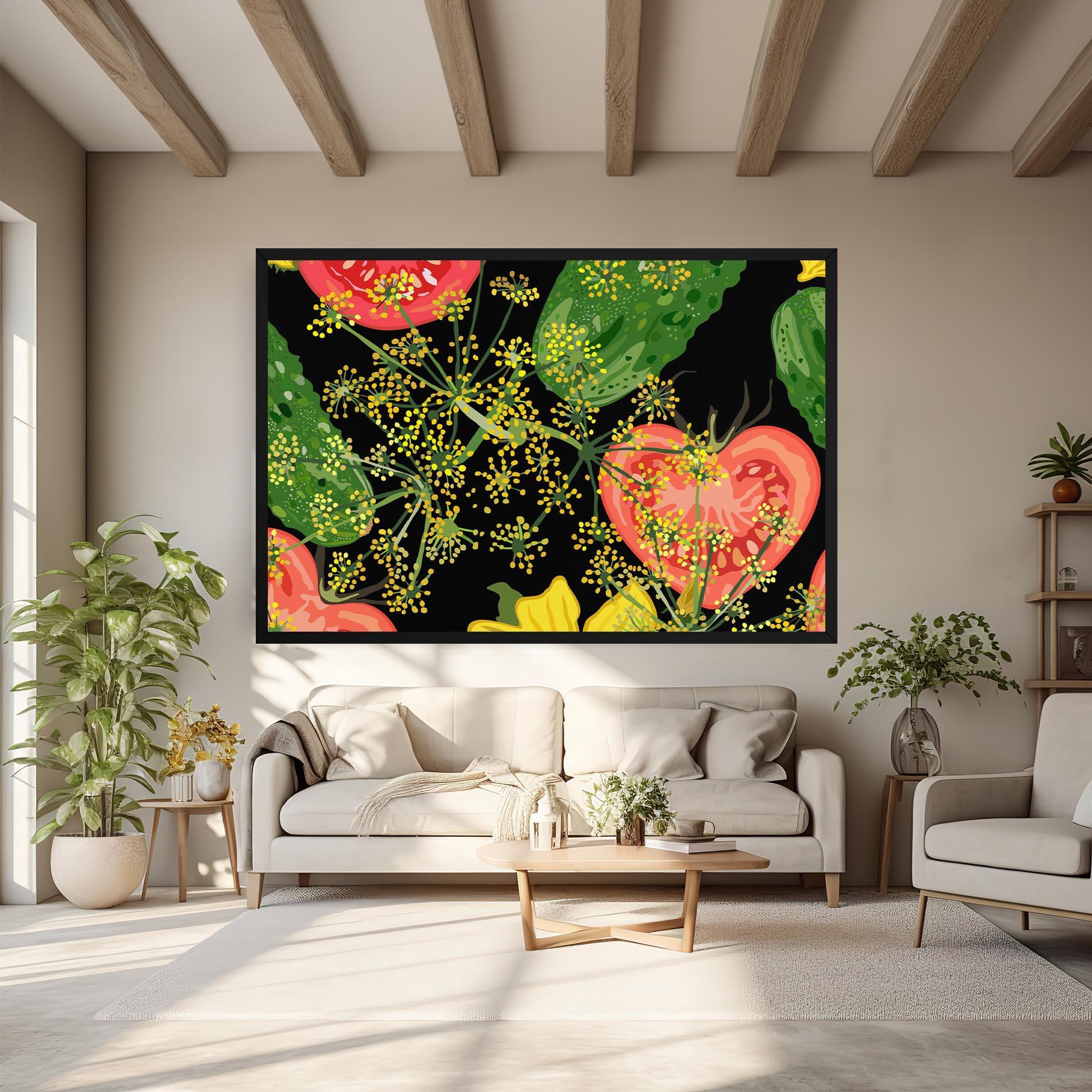 Leinwandbild Heart Tomato mockup 6