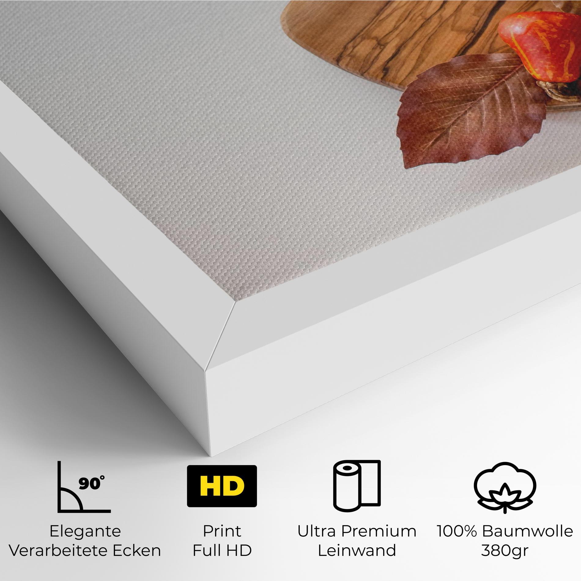 Leinwandbild Autumn Pumpkins mockup 4