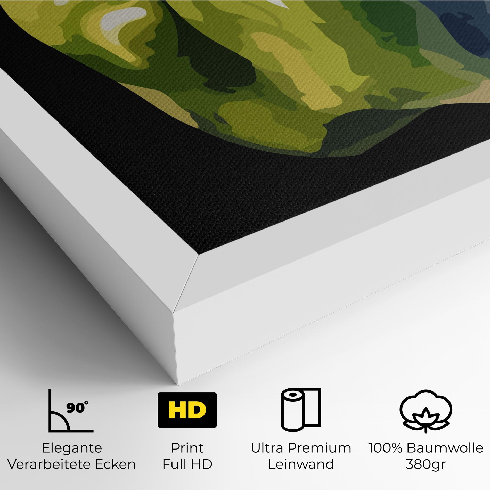 Leinwandbild Bellpepper Green Grey mockup 4