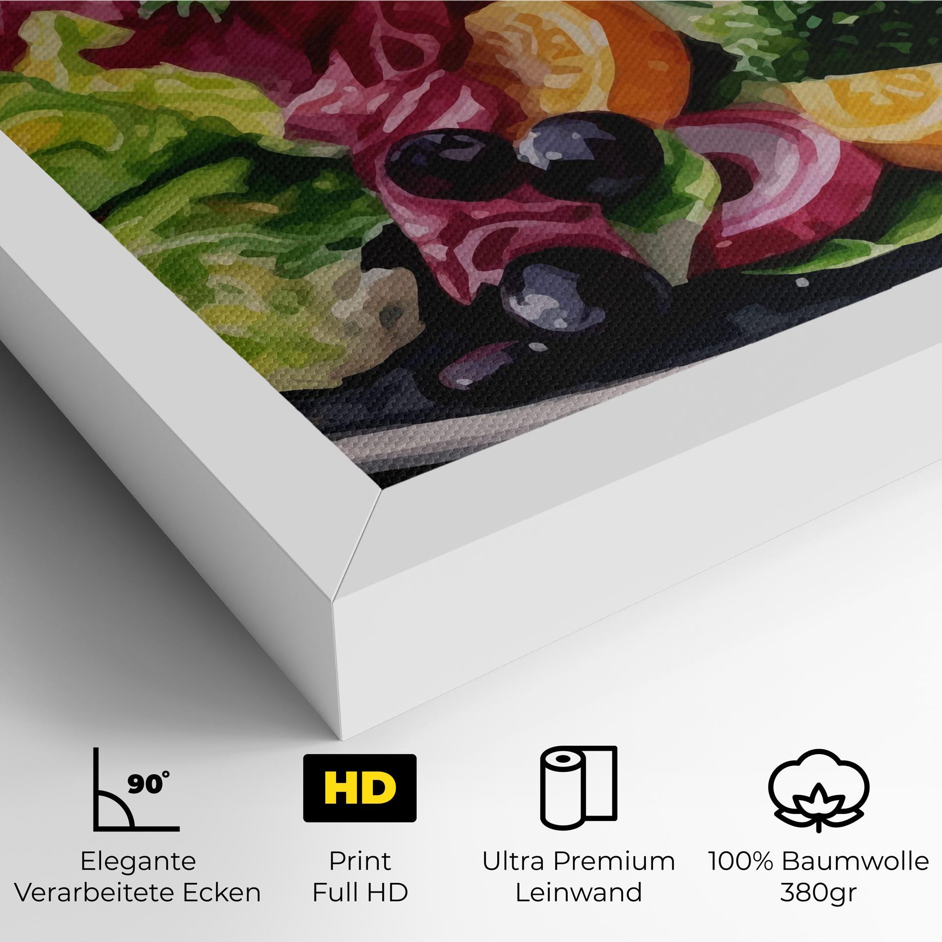 Leinwandbild Healthy Tomato Food mockup 4