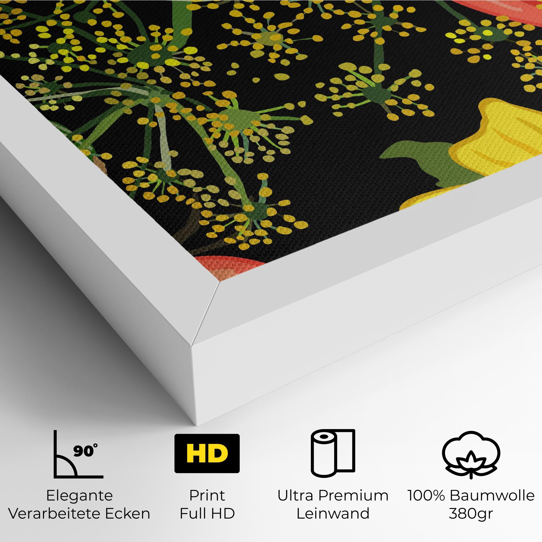 Leinwandbild Heart Tomato mockup 4