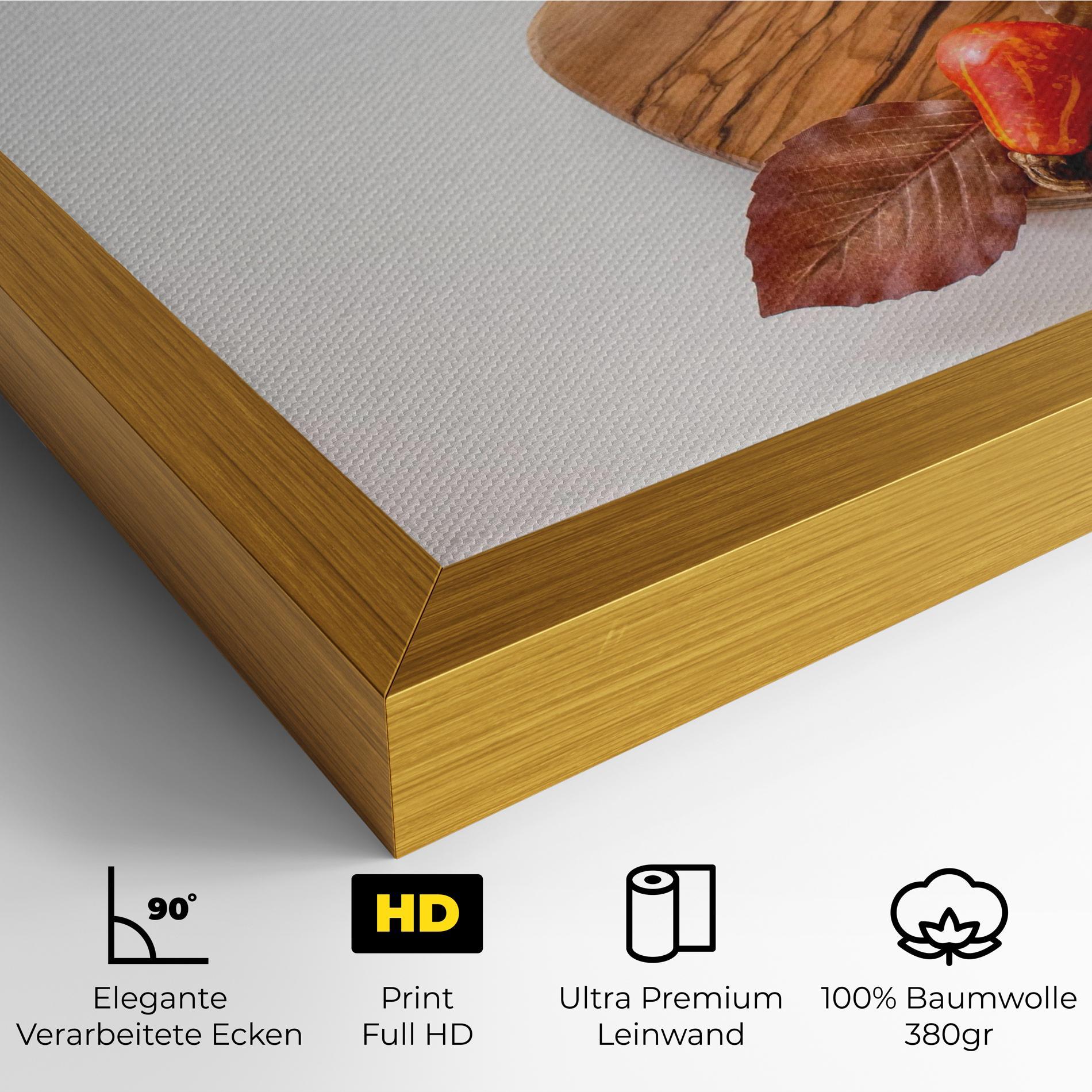 Leinwandbild Autumn Pumpkins mockup 4