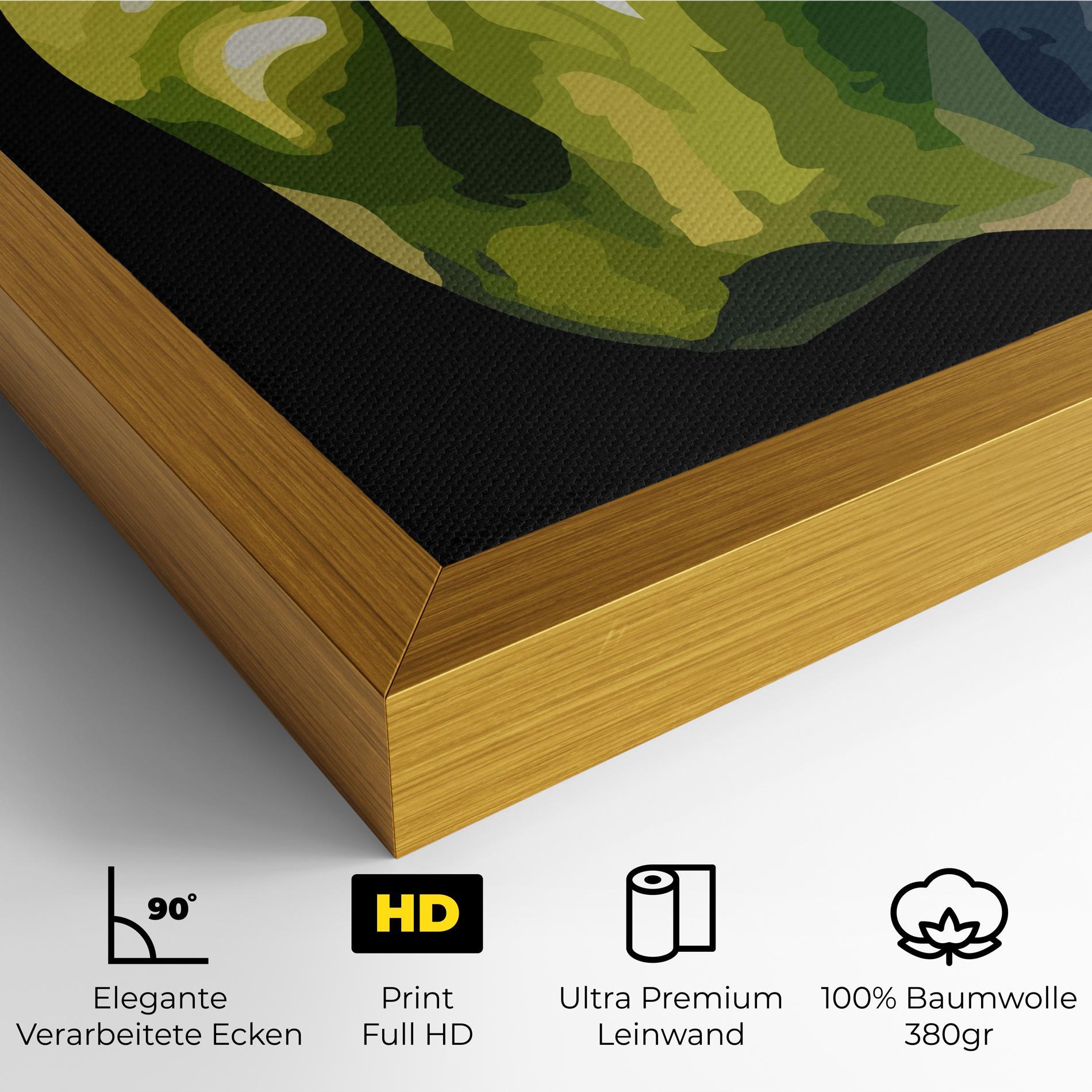 Leinwandbild Bellpepper Green Grey mockup 4