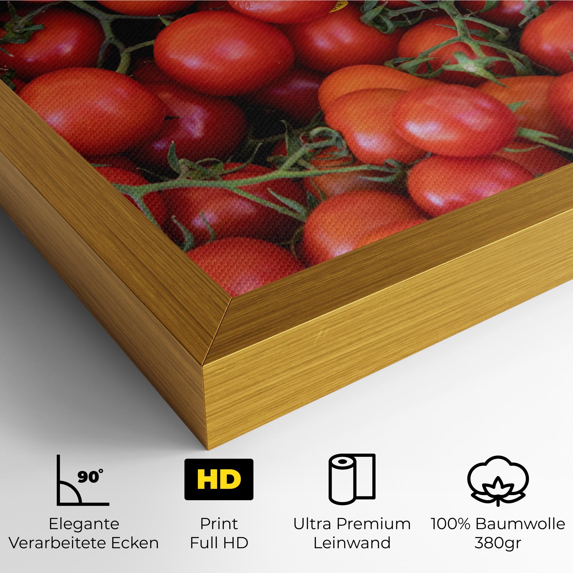 Leinwandbild Tomato Red Wall mockup 4