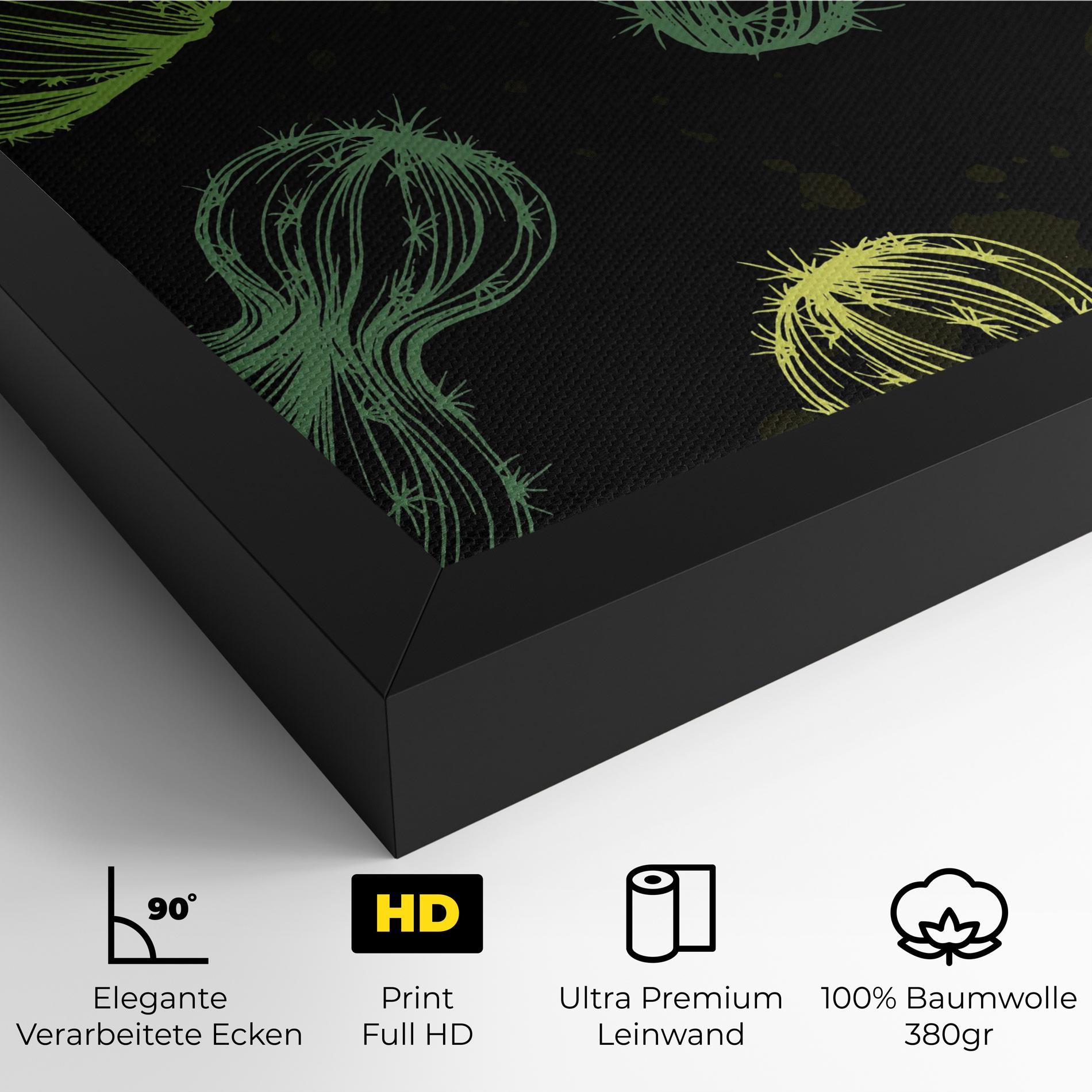 Leinwandbild Cactus Art mockup 4
