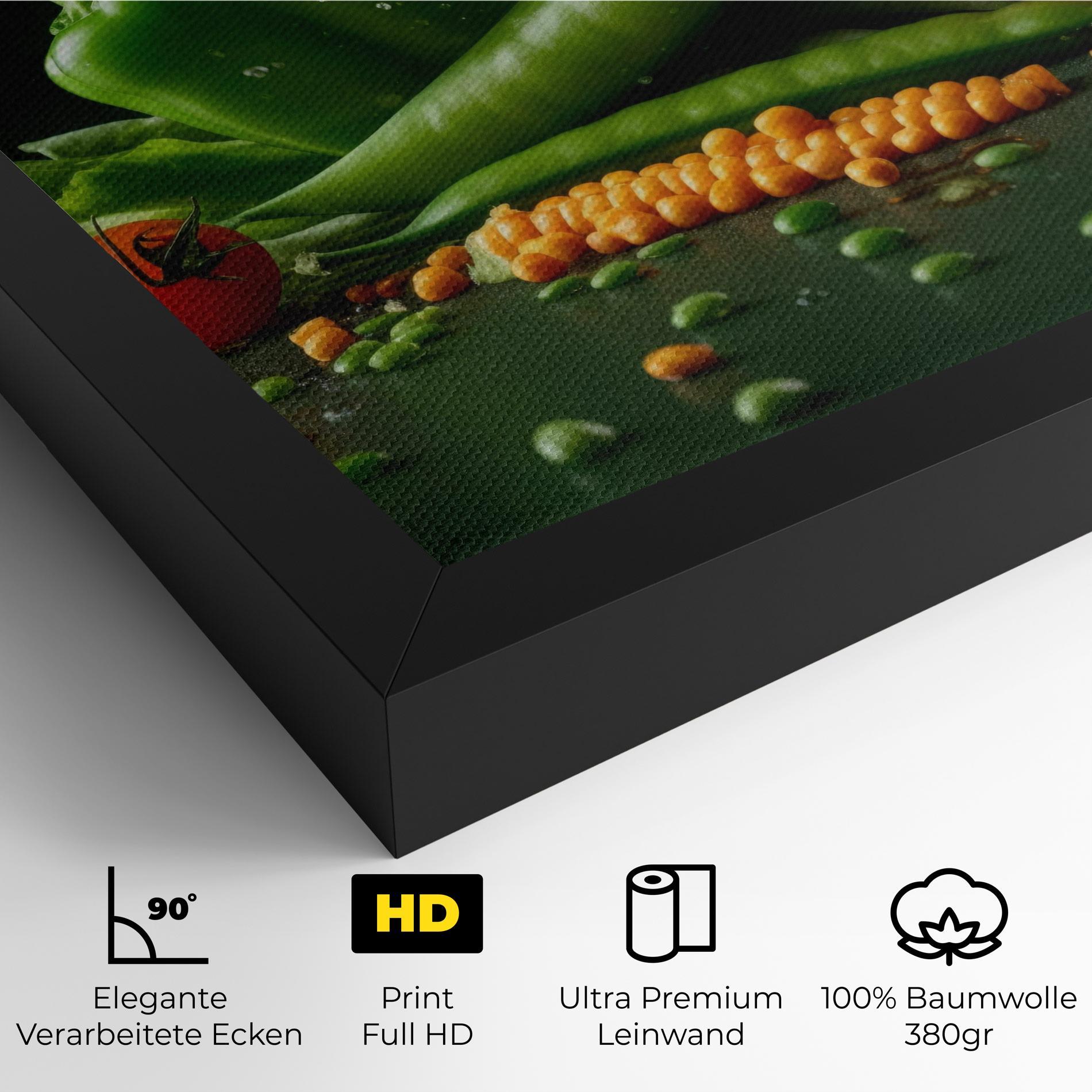 Leinwandbild Fresh Vegetables mockup 4