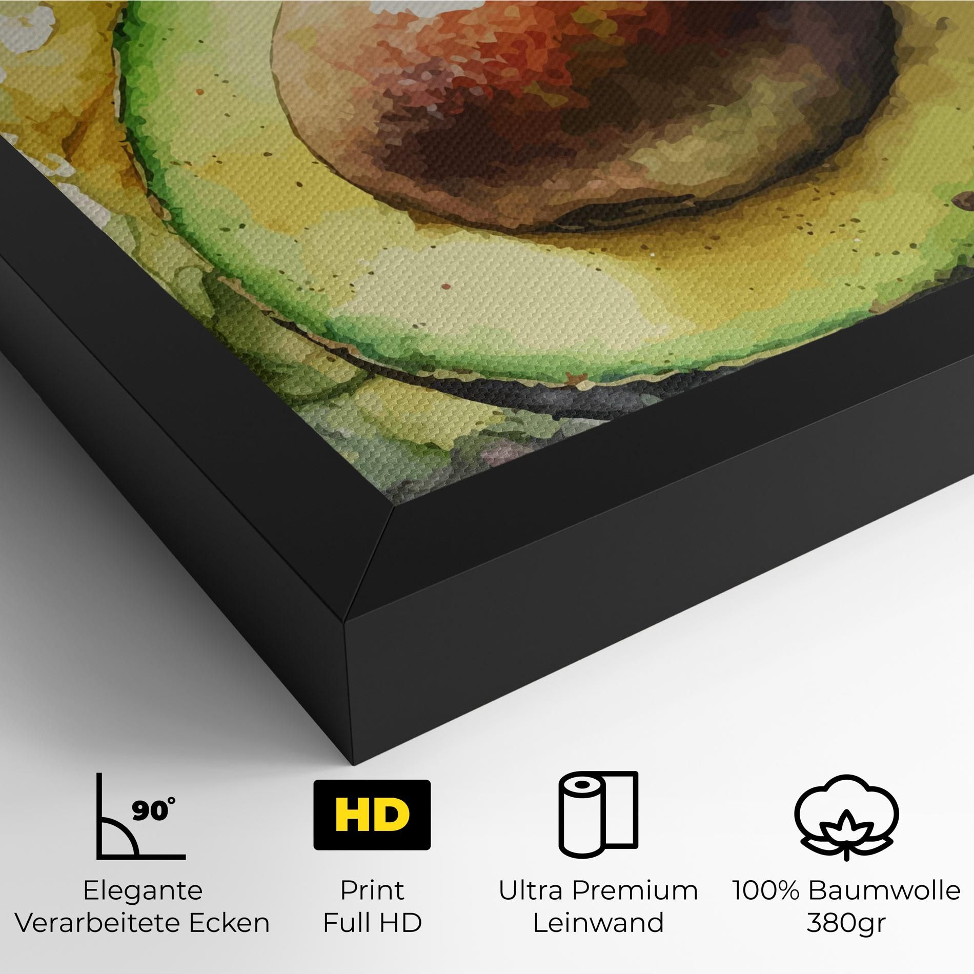 Green Avocado Art mockup 4