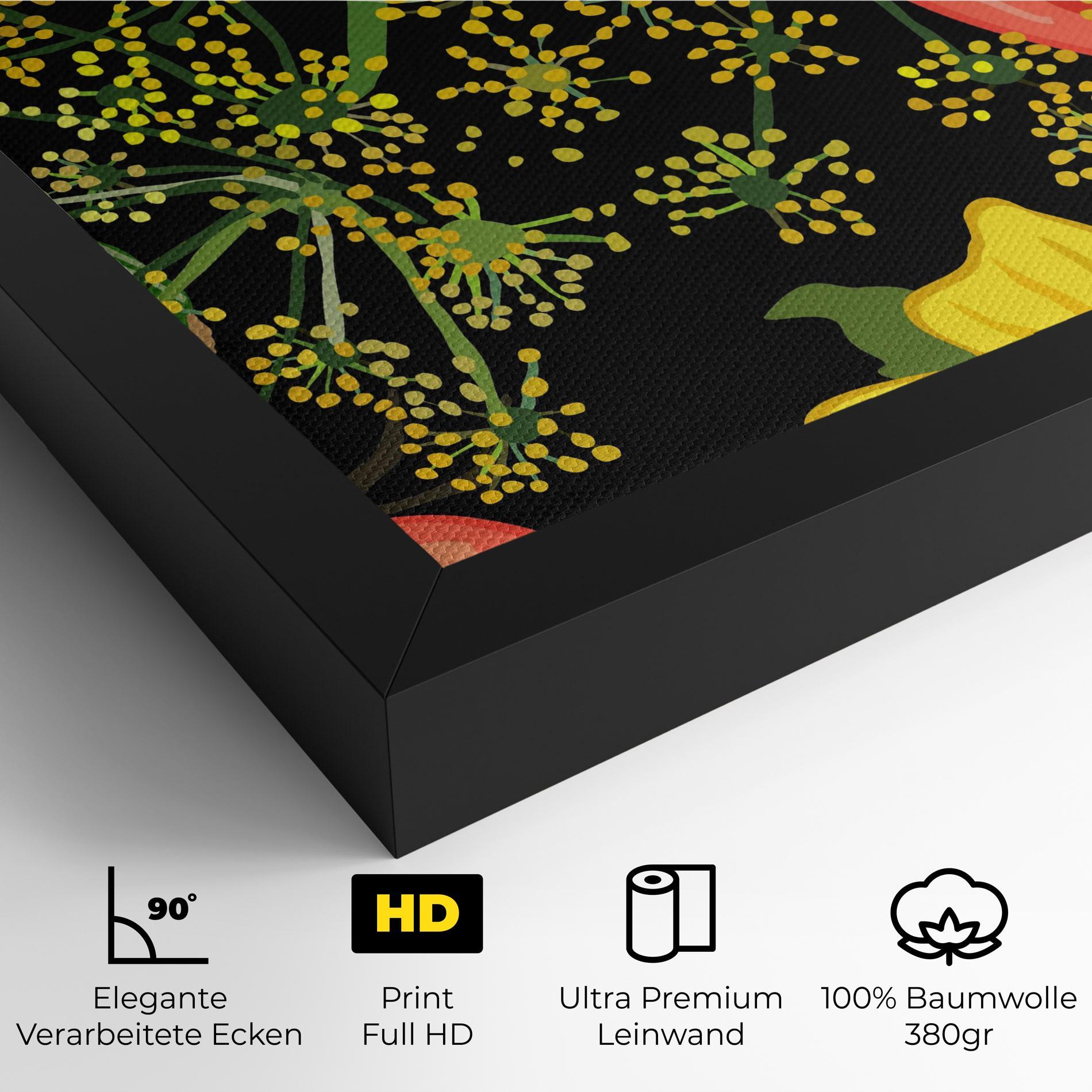 Leinwandbild Heart Tomato mockup 4