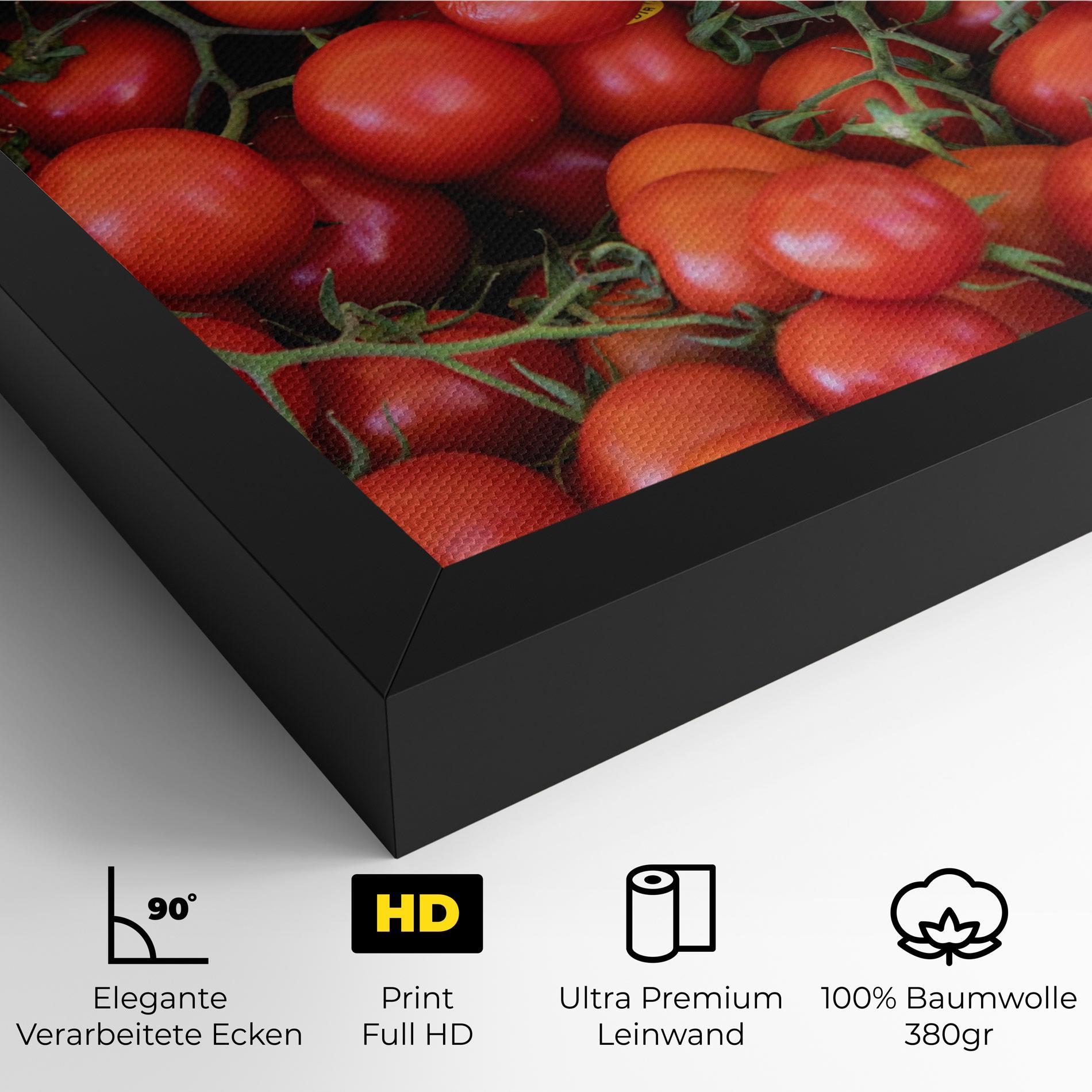 Leinwandbild Tomato Red Wall mockup 4