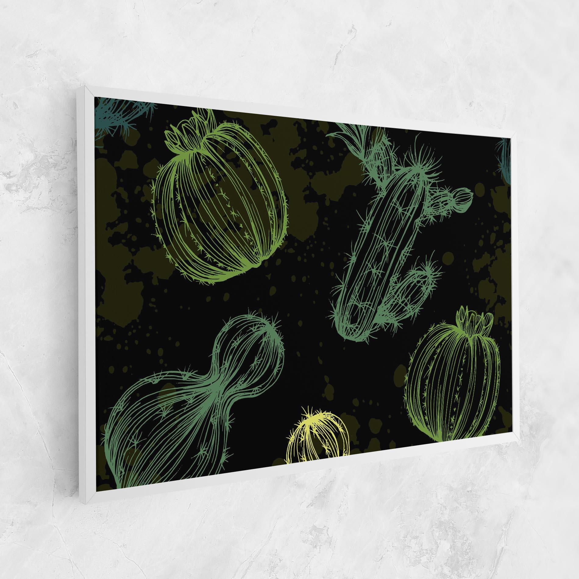 Leinwandbild Cactus Art mockup 1