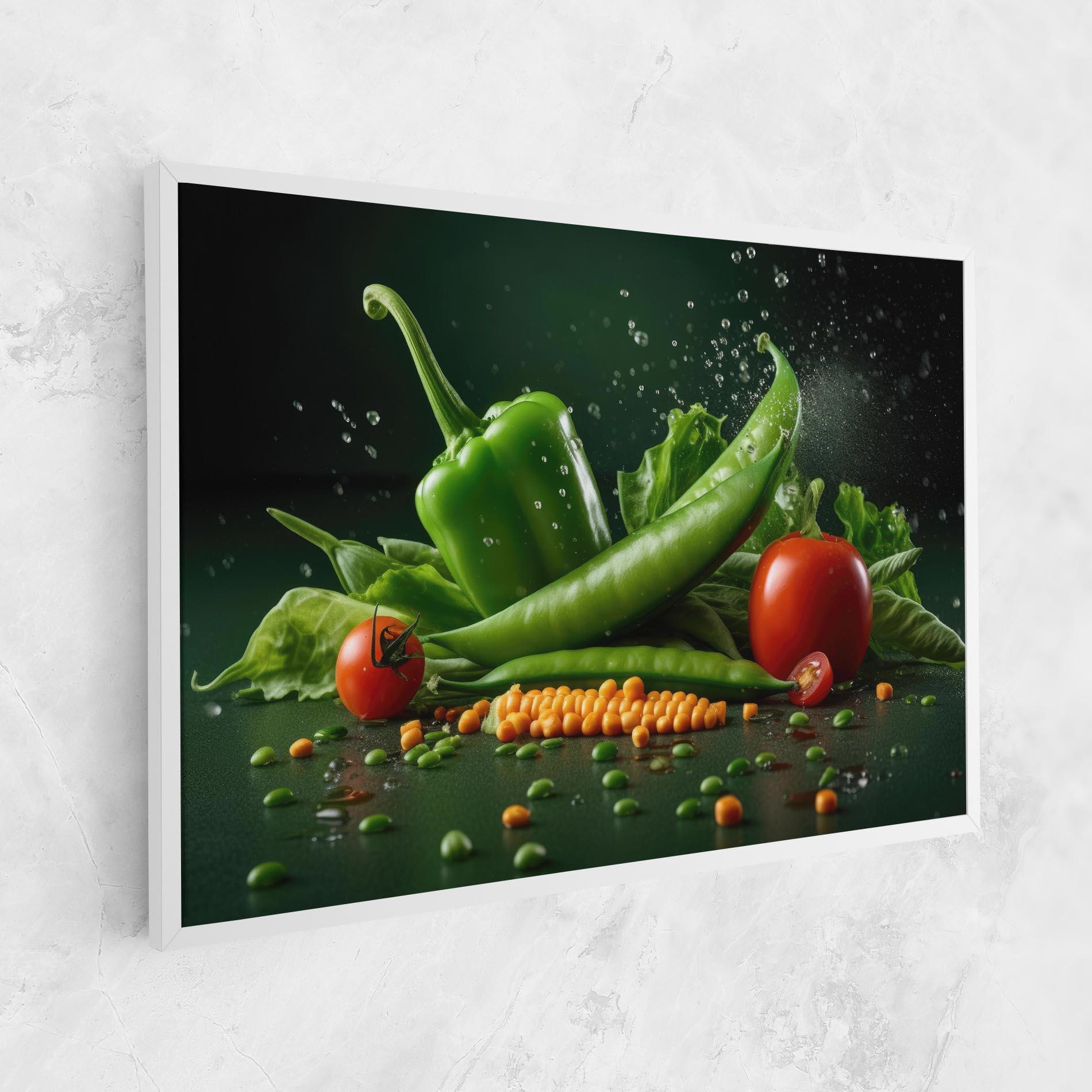 Leinwandbild Fresh Vegetables mockup 1