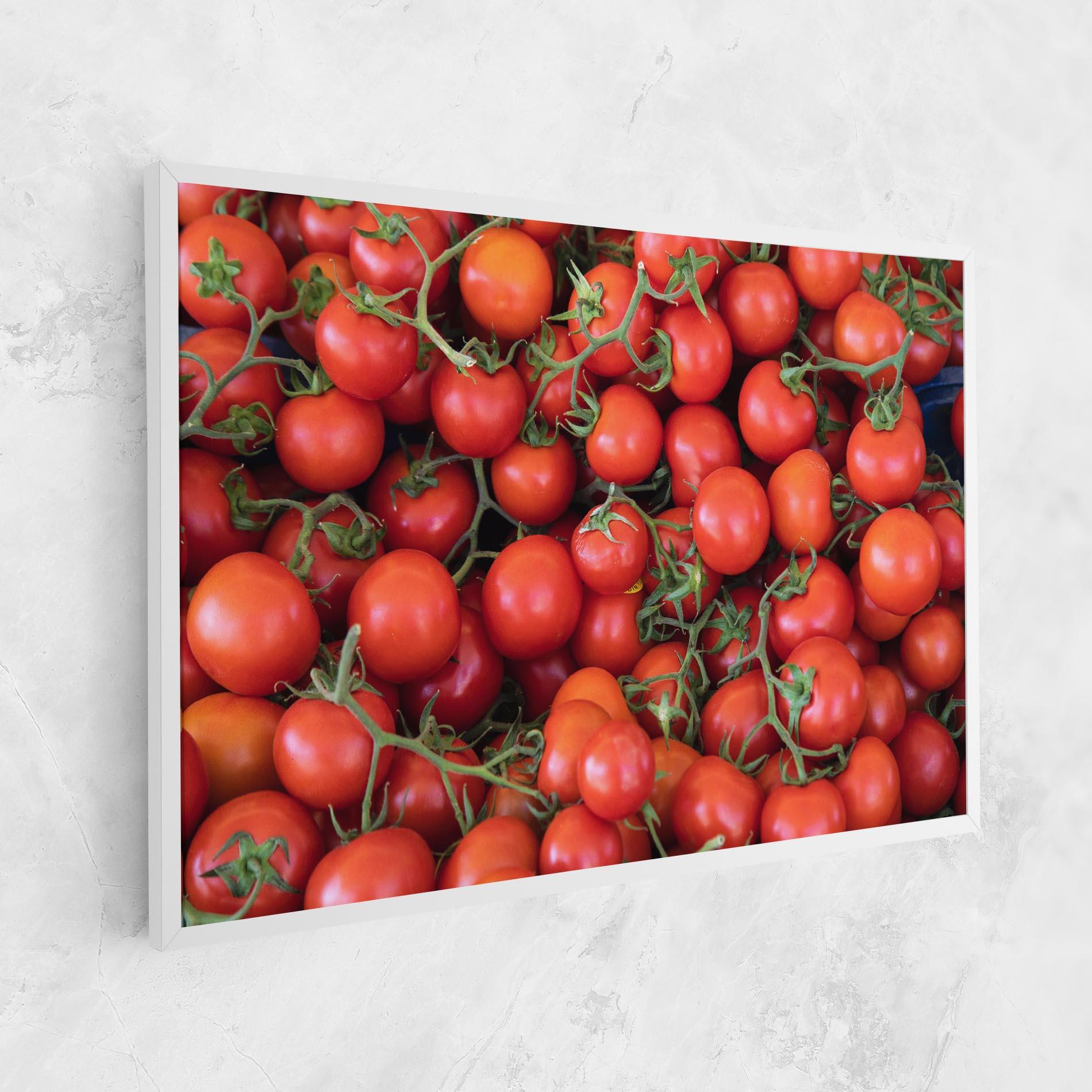 Leinwandbild Tomato Red Wall mockup 1