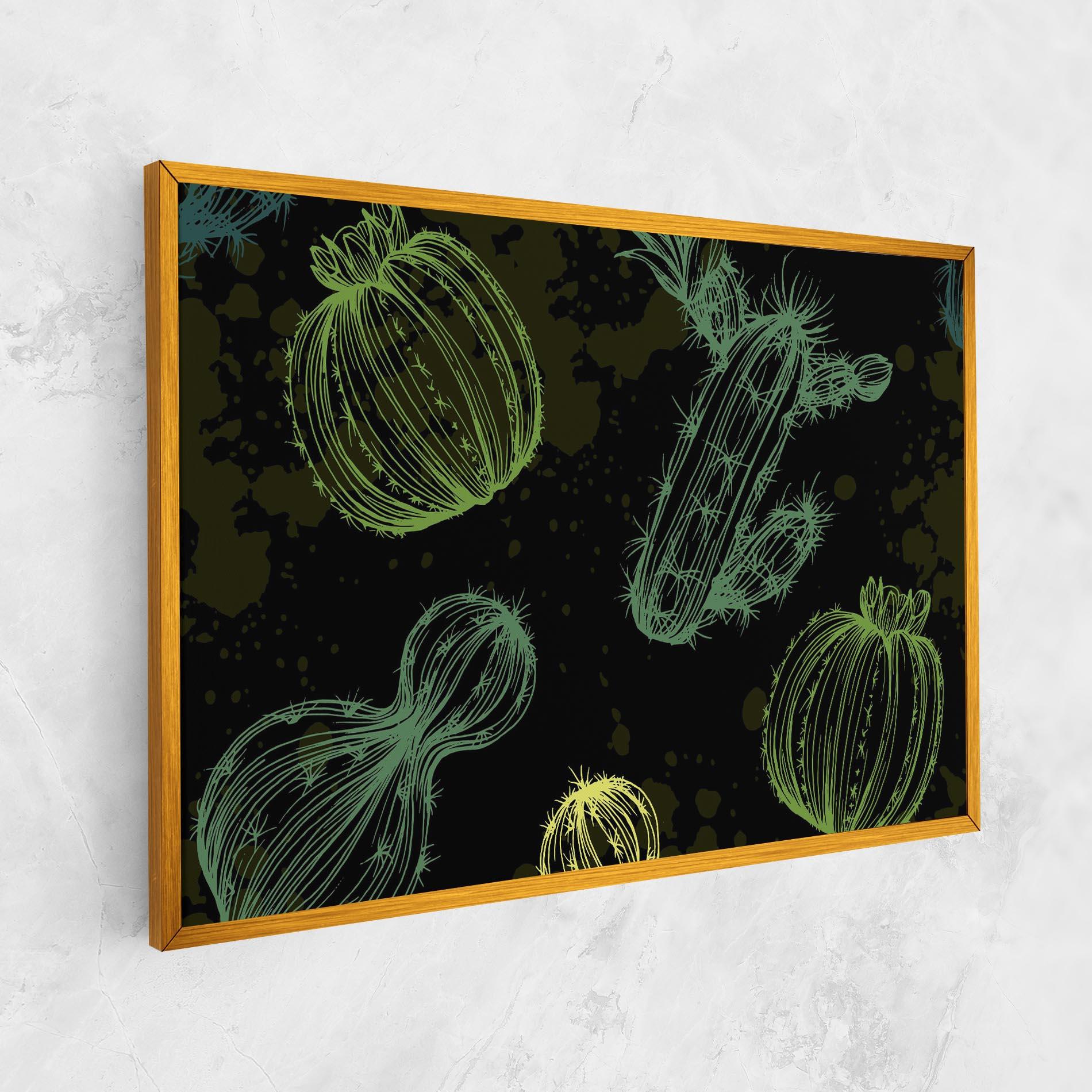 Leinwandbild Cactus Art mockup 1