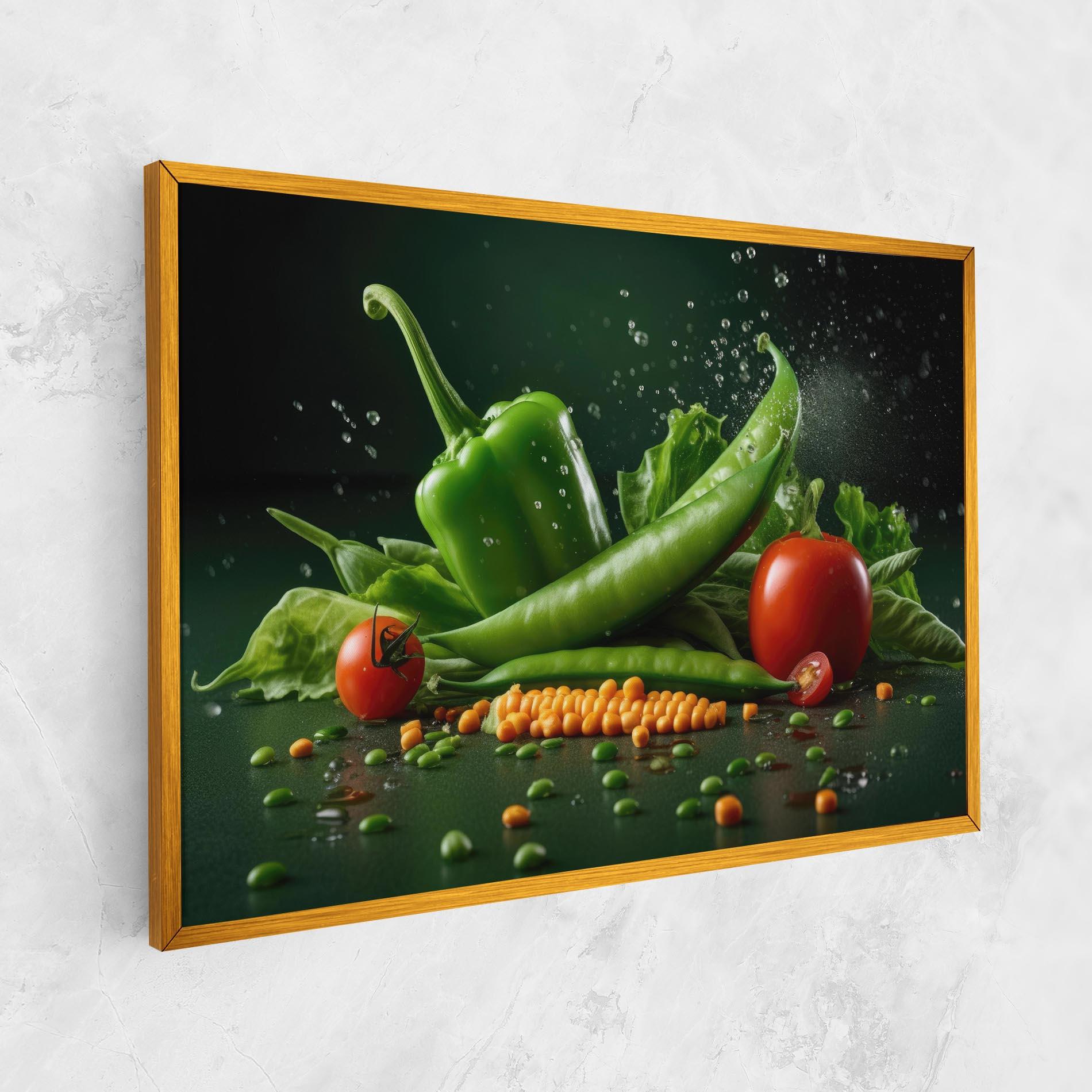Leinwandbild Fresh Vegetables mockup 1