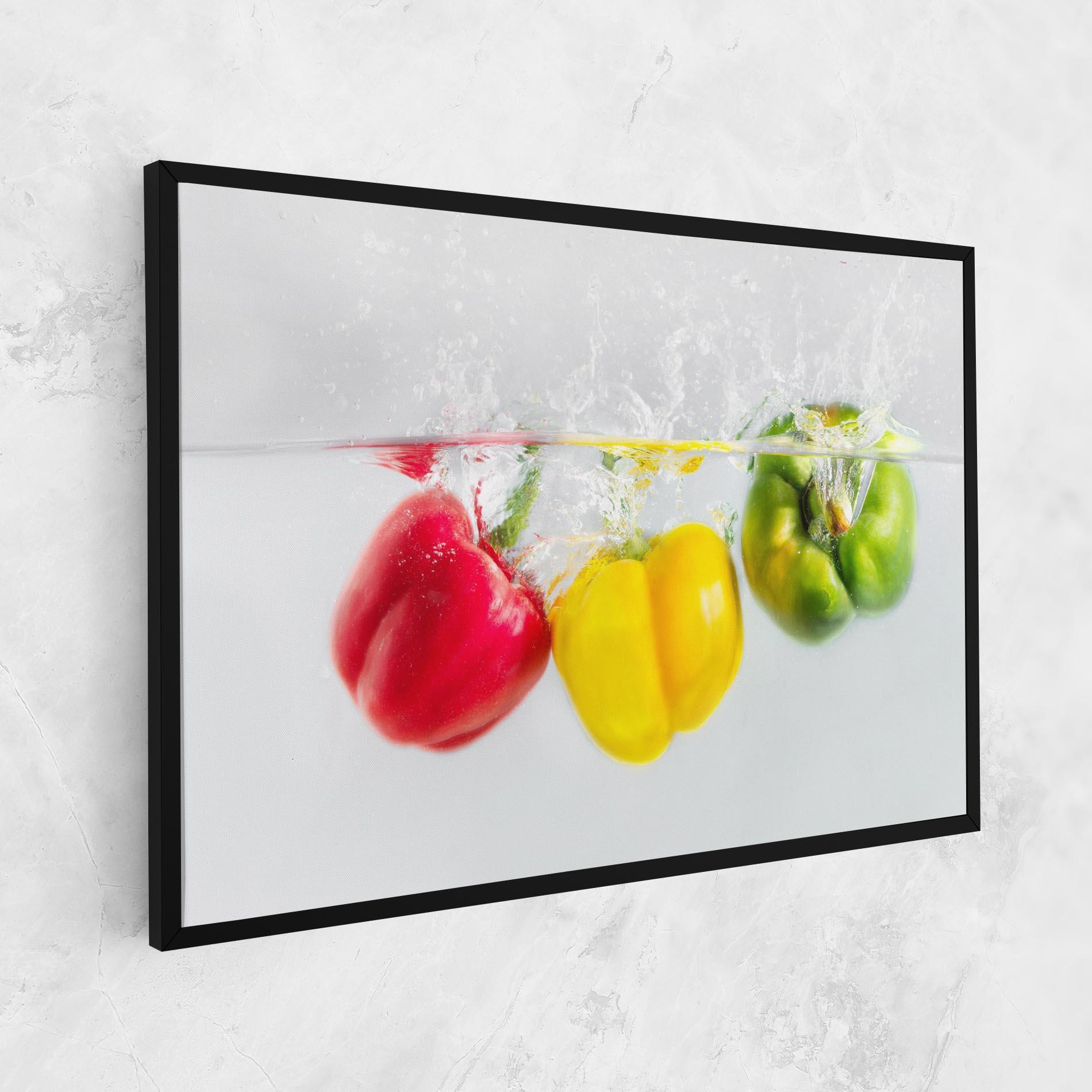 Leinwandbild Colorful Bellpepper mockup 1