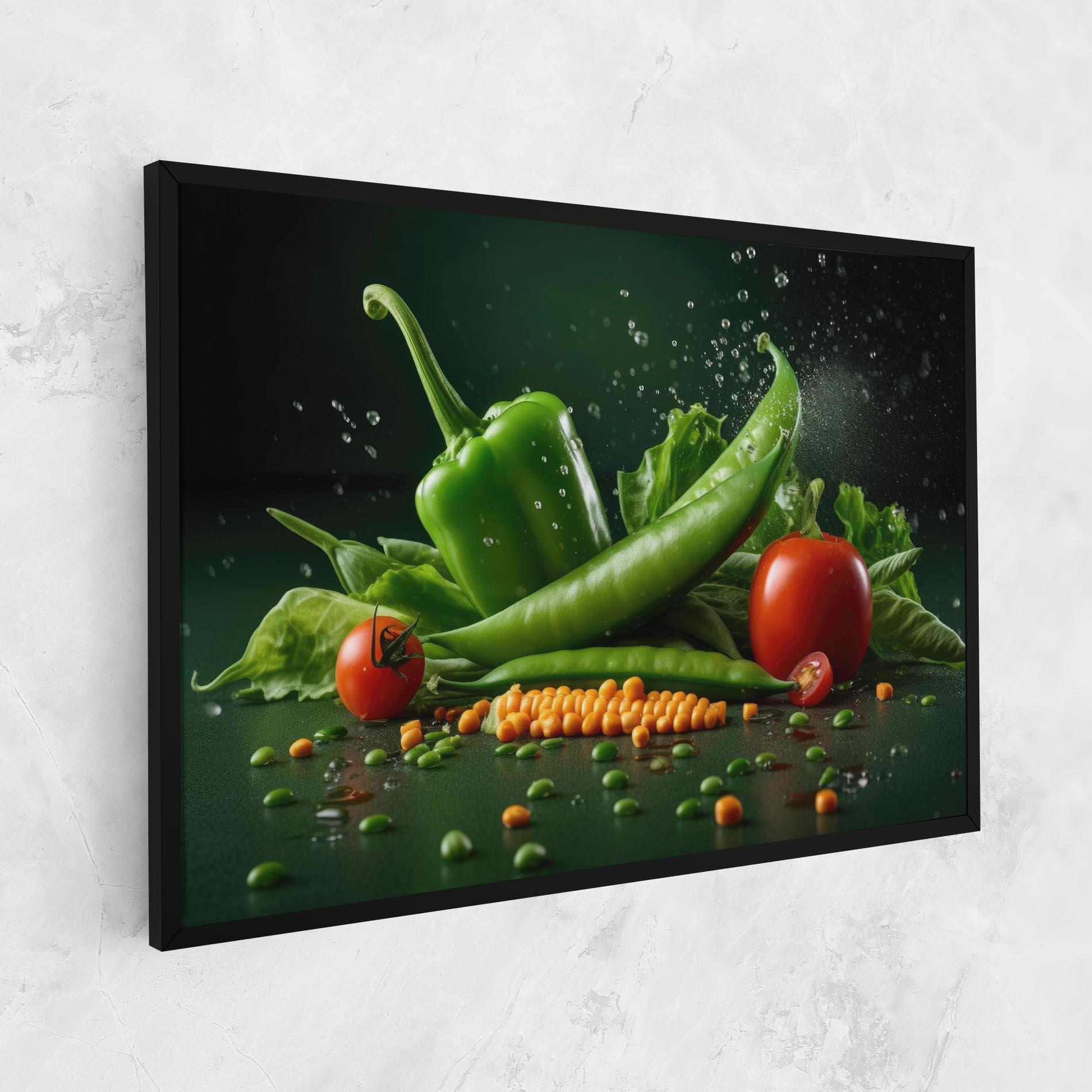 Leinwandbild Fresh Vegetables mockup 1