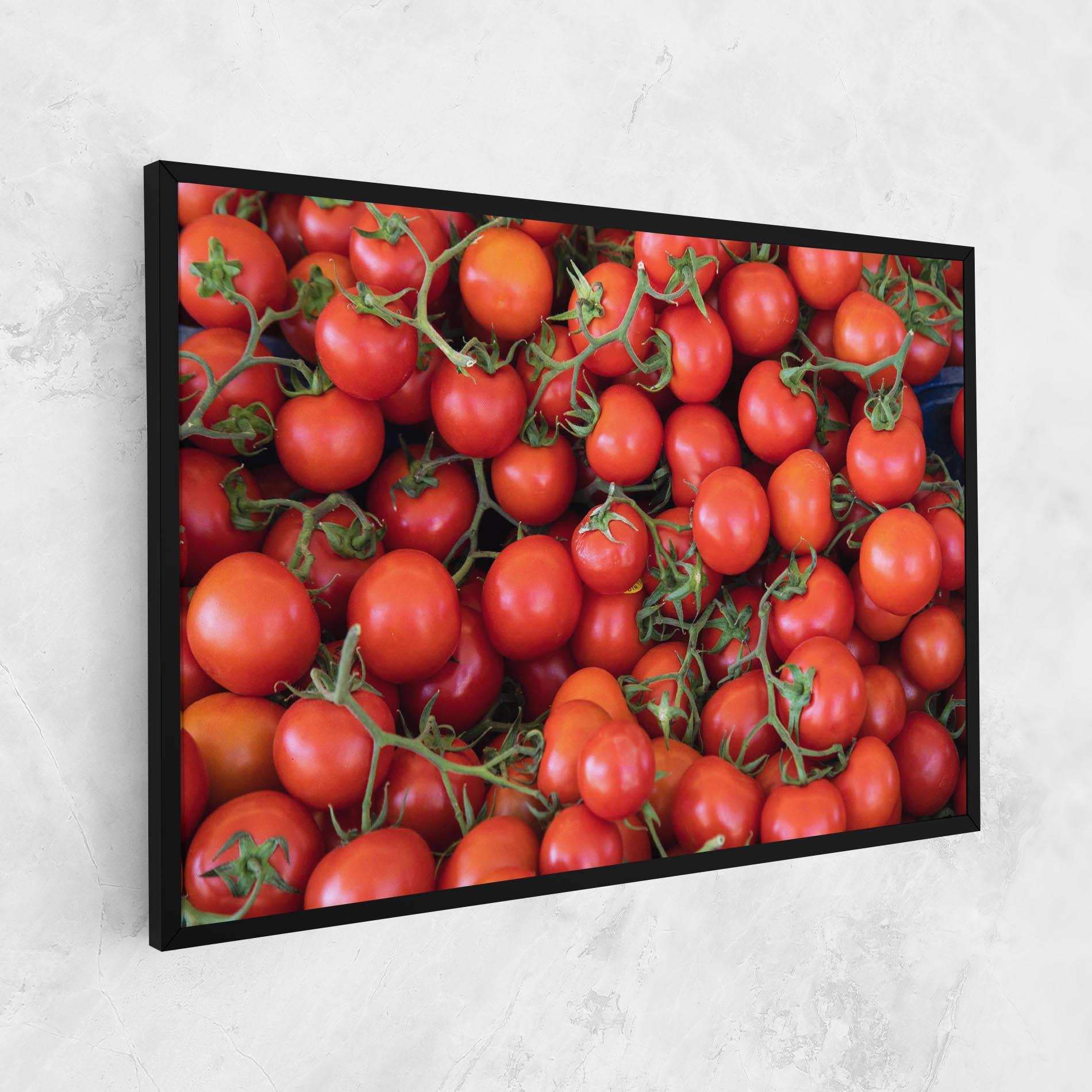 Leinwandbild Tomato Red Wall mockup 1