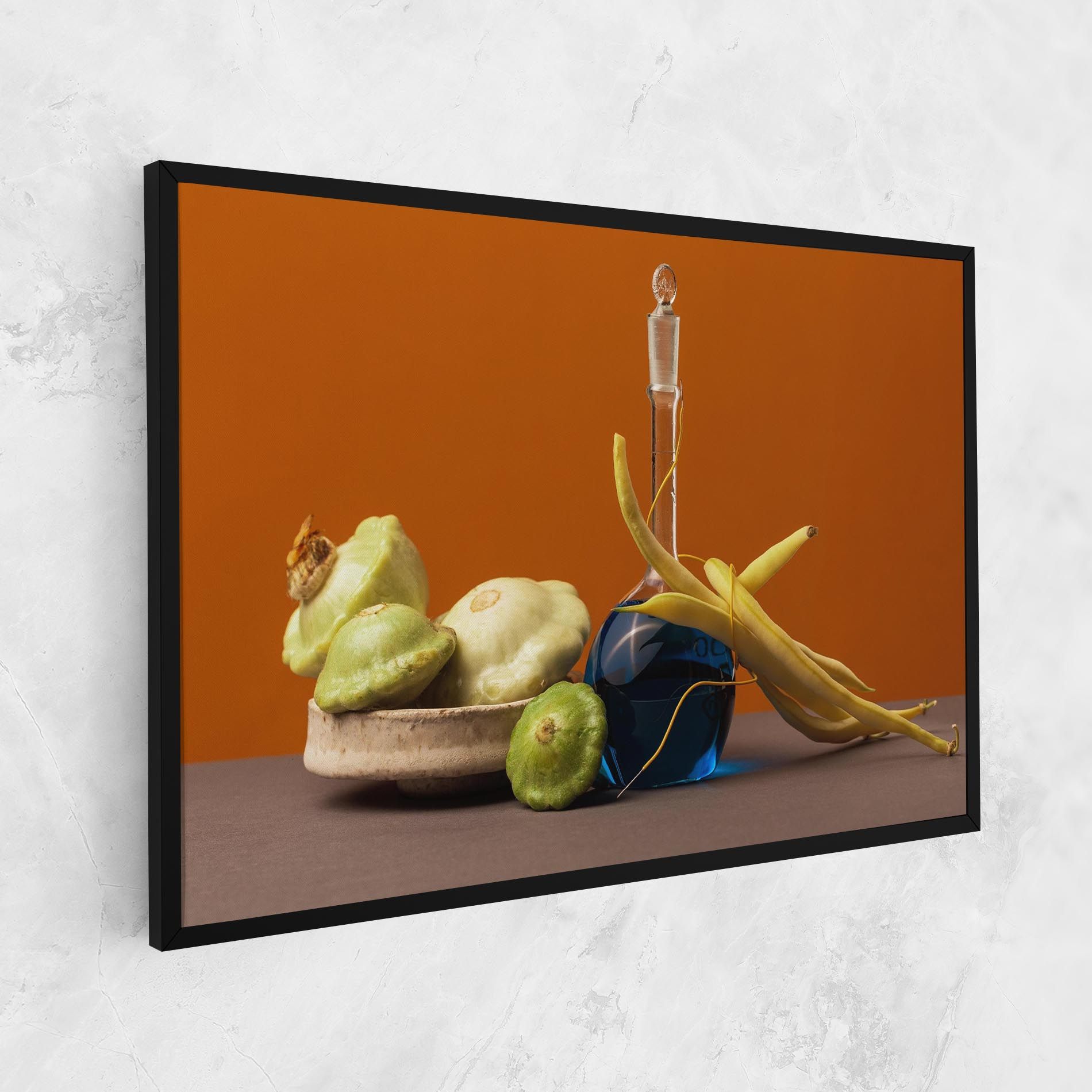 Vegetables Blue Liquid mockup 1