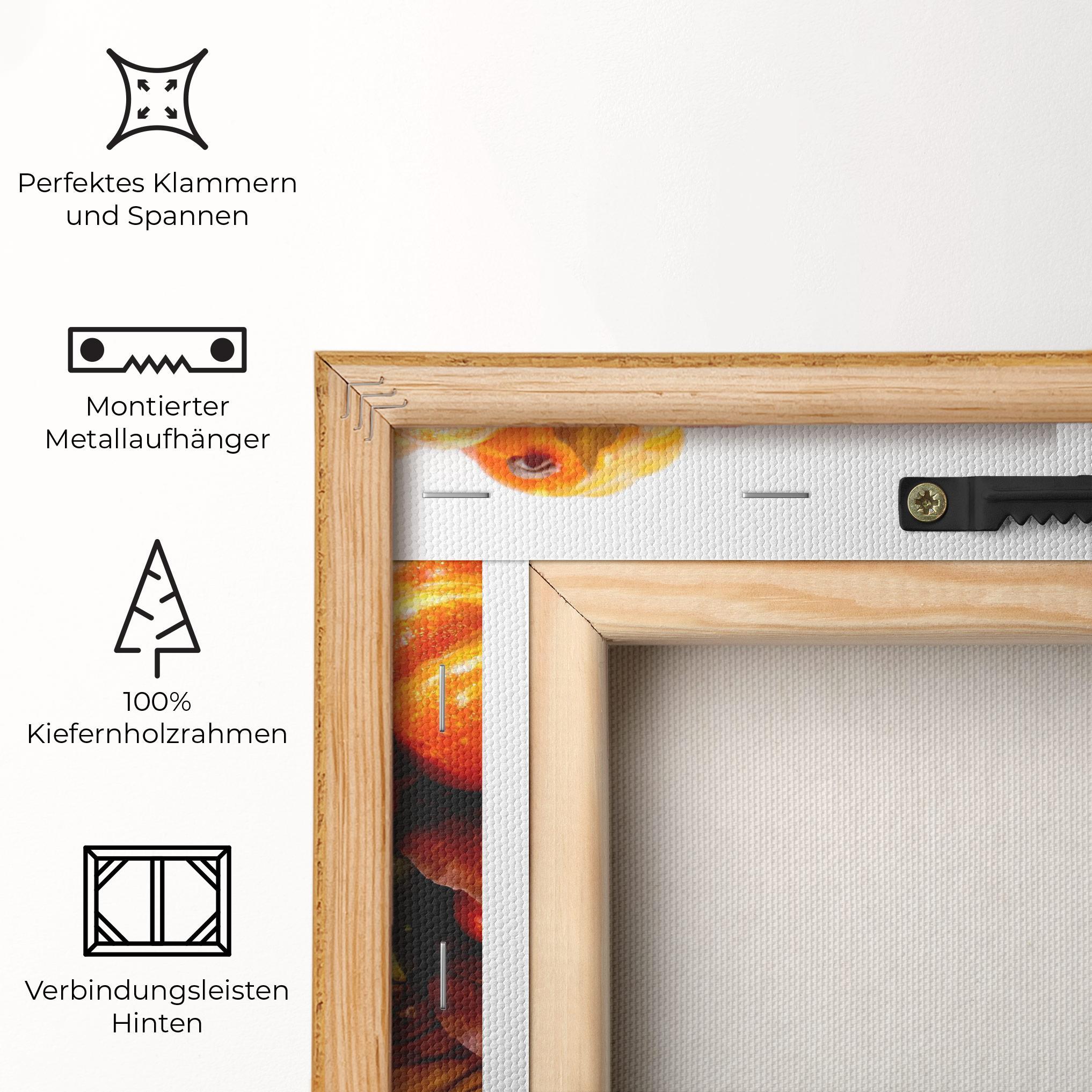 Leinwandbild Autumn Pumpkins mockup 5