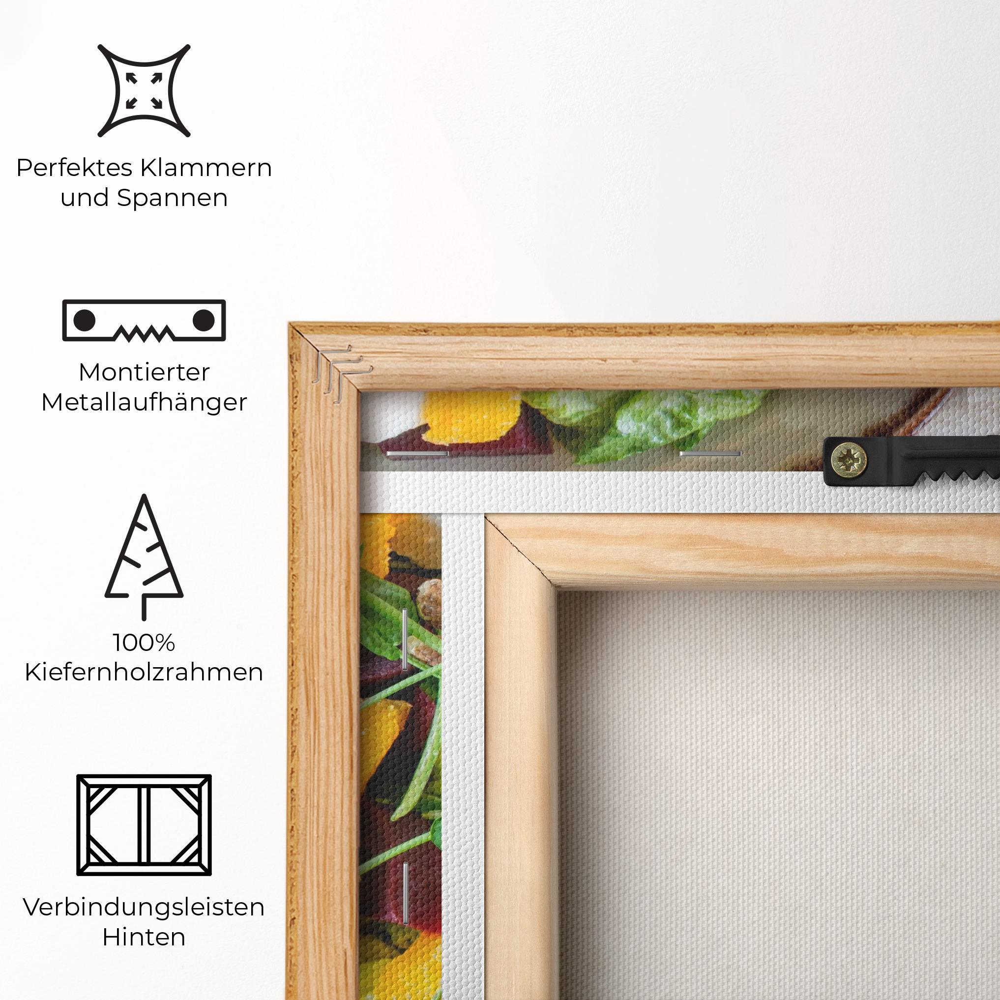 Leinwandbild Delicious Salad mockup 5
