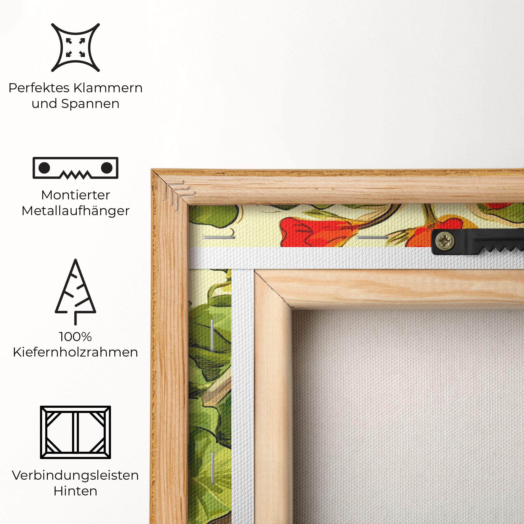 Leinwandbild Flower Food mockup 5