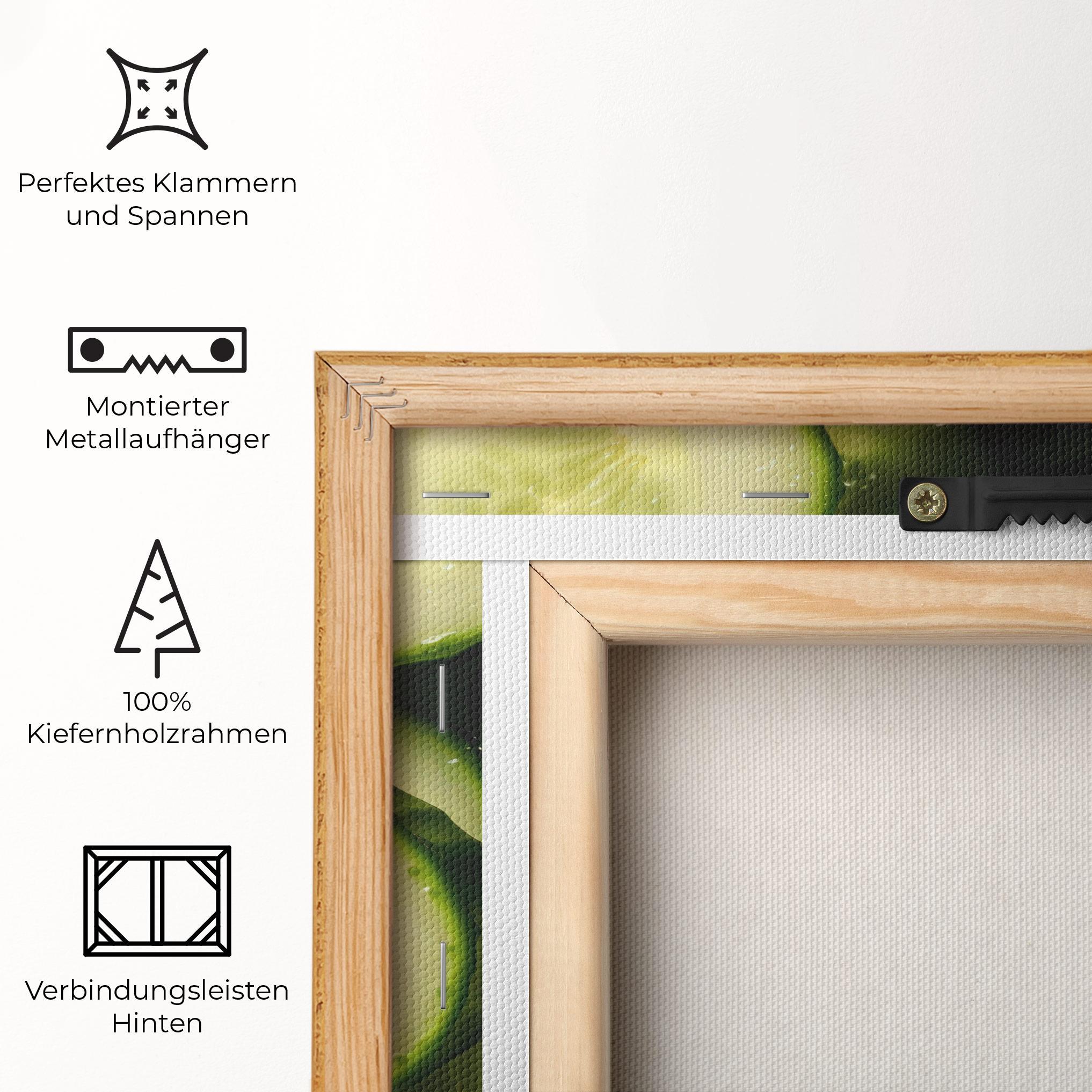 Leinwandbild Fresh Cucumber mockup 5