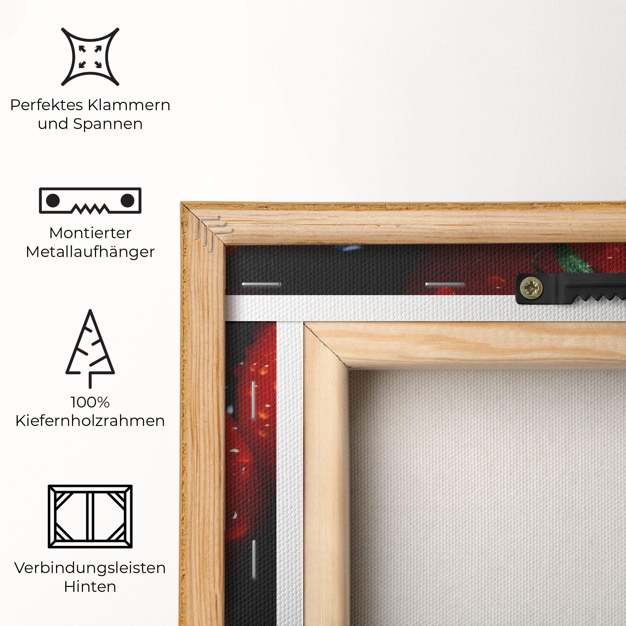 Leinwandbild Red Wet Tomato mockup 5