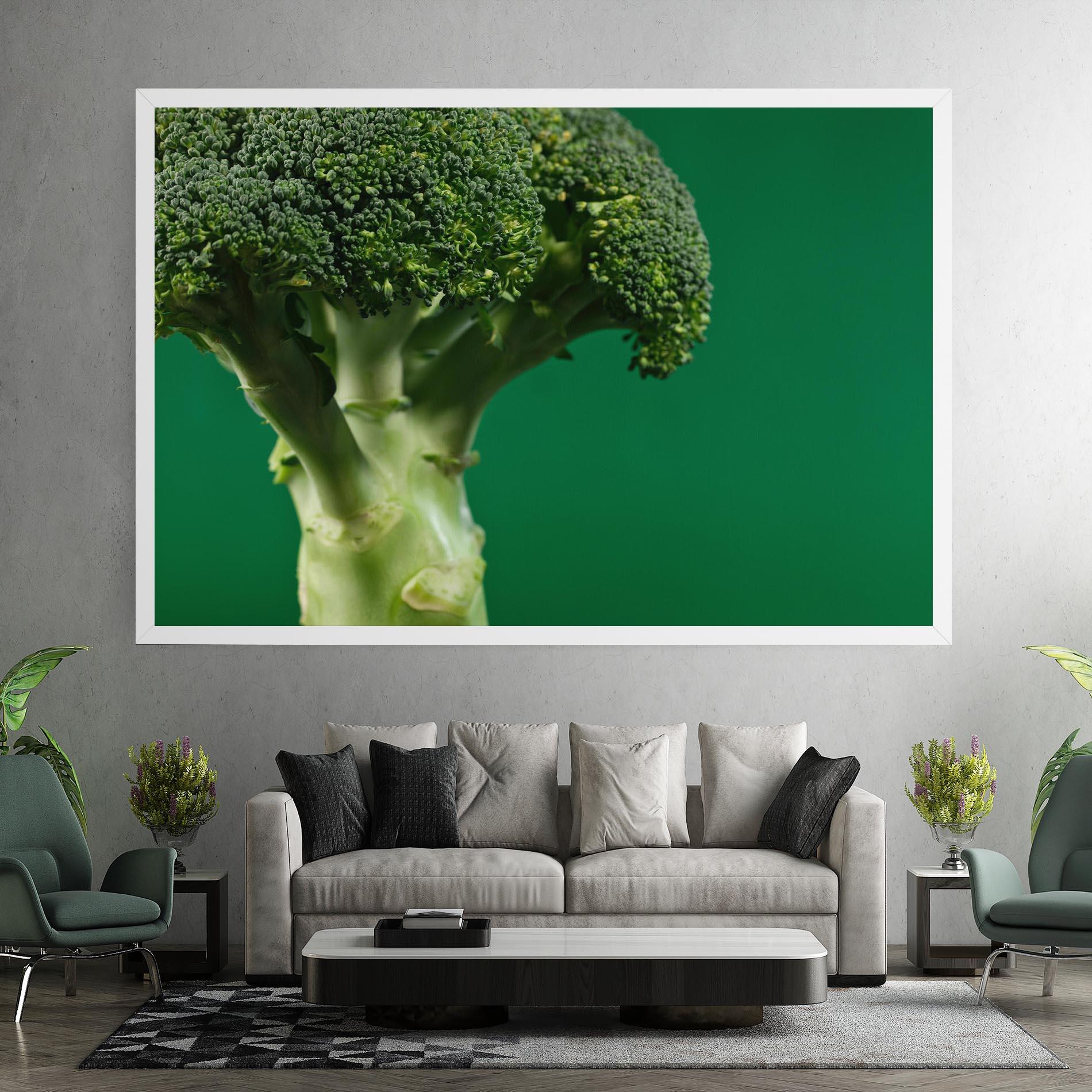 Leinwandbild Broccoli mockup 7