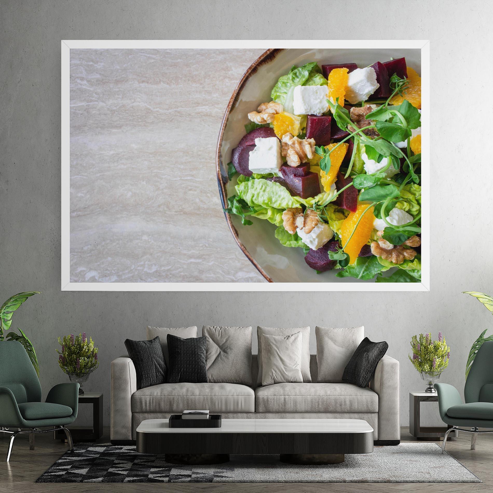Leinwandbild Delicious Salad mockup 7