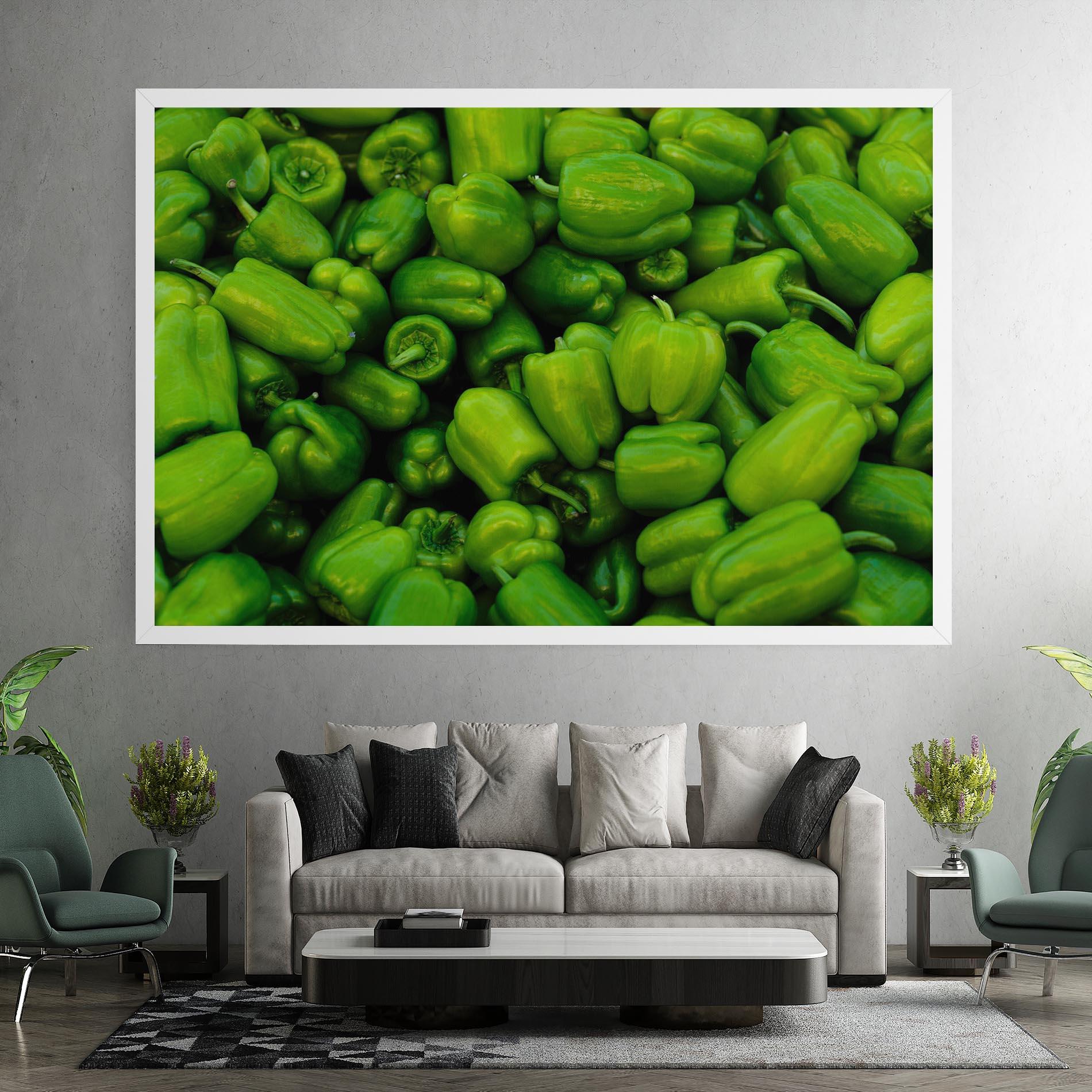 Leinwandbild Green Bellpepper mockup 7